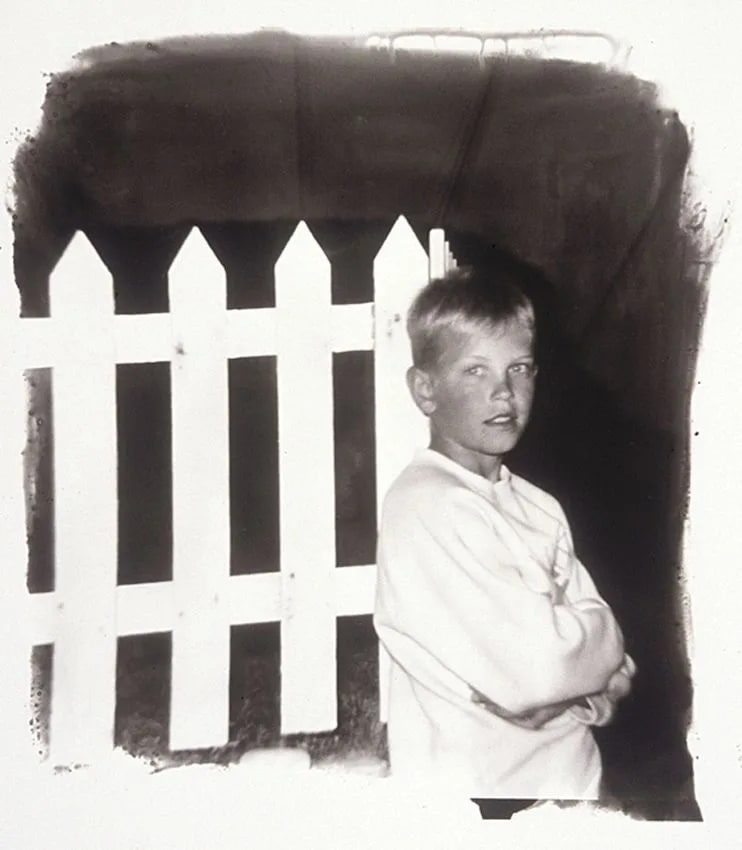 Caleb at night, Crystal Cove