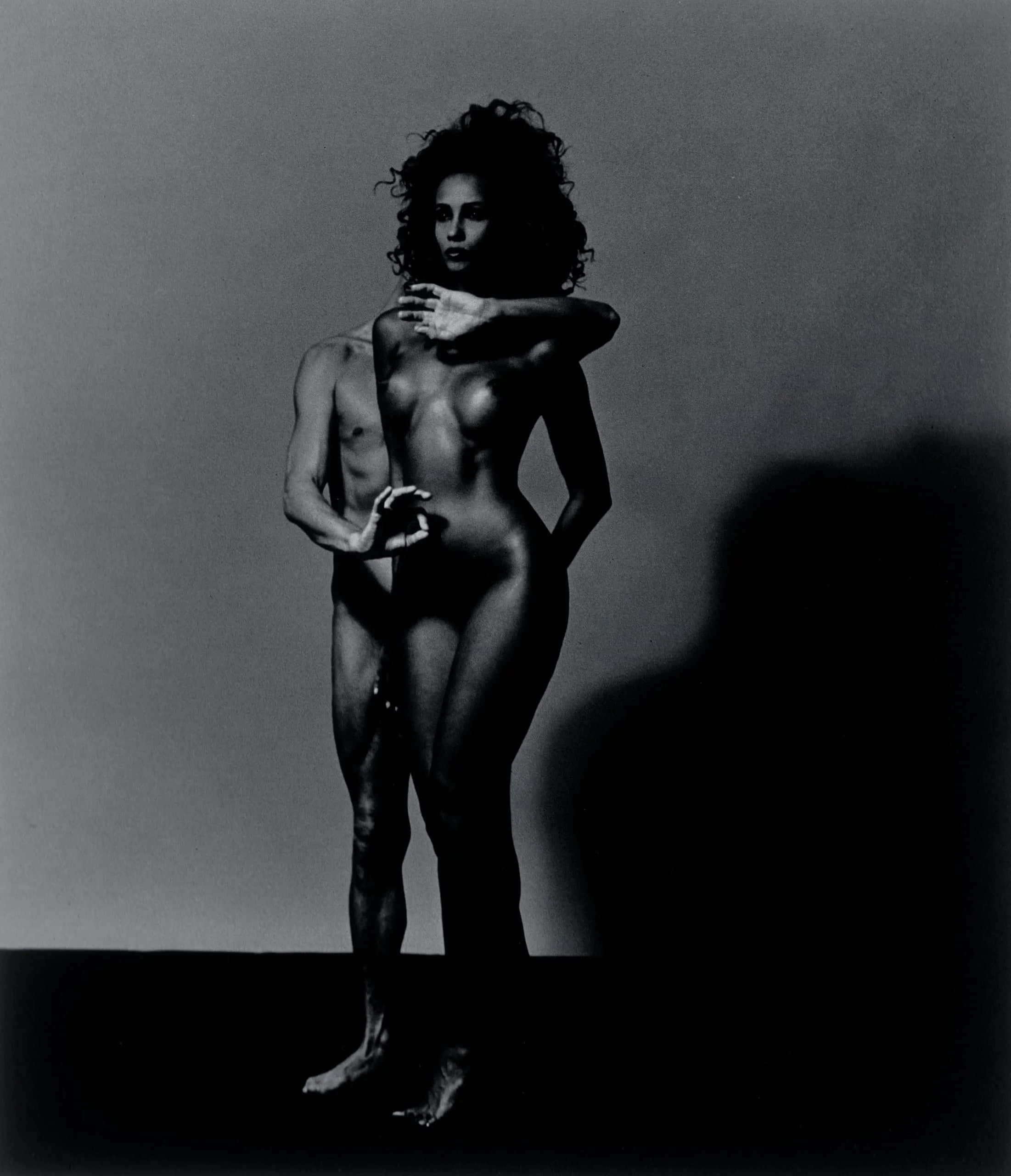 Iman and David Bowie