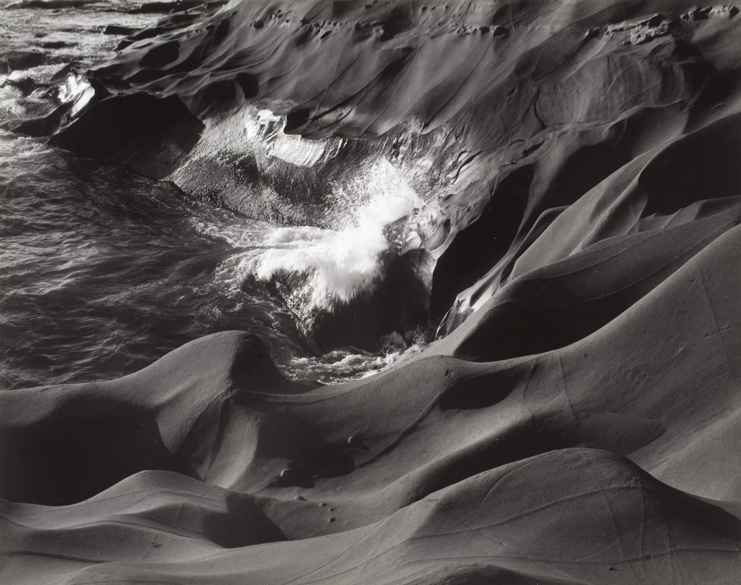 Sandstone & Surf, Cape Kiwanda, Oregon, 1959
