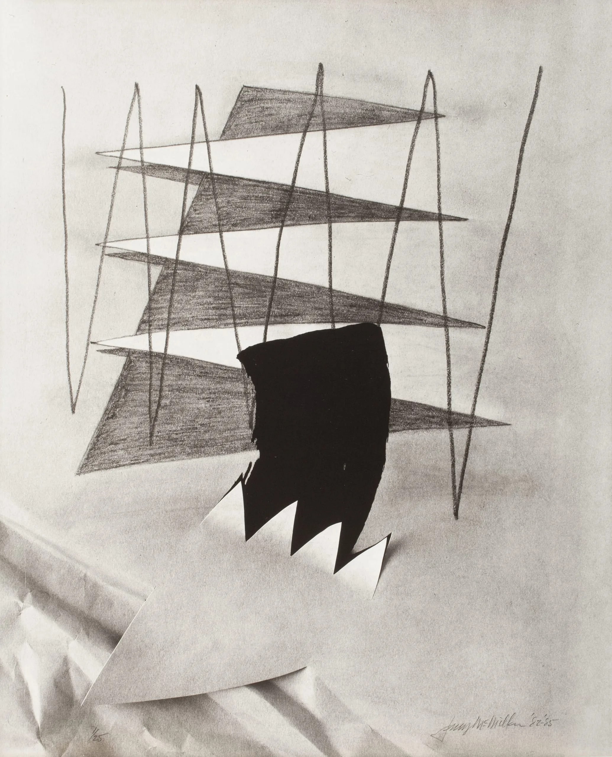 Untitled (Black Stroke #404)
