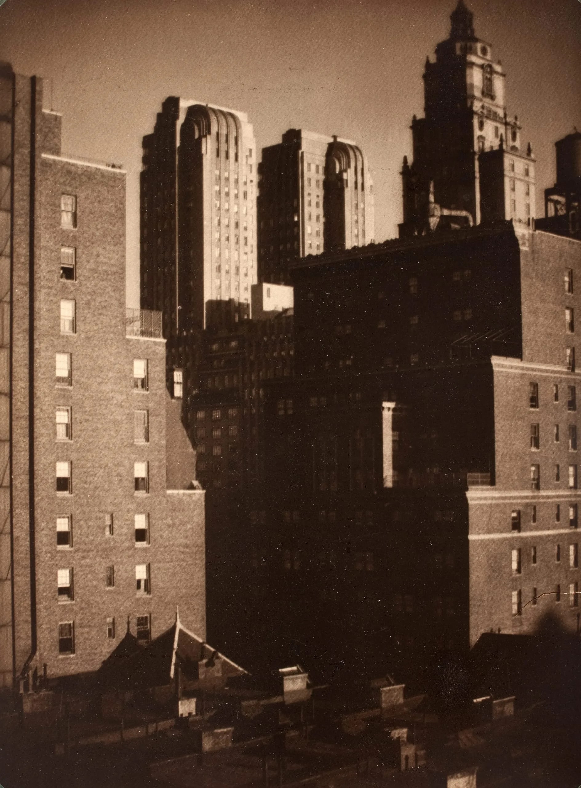 Buildings Near Circap.W., N.Y.Circa