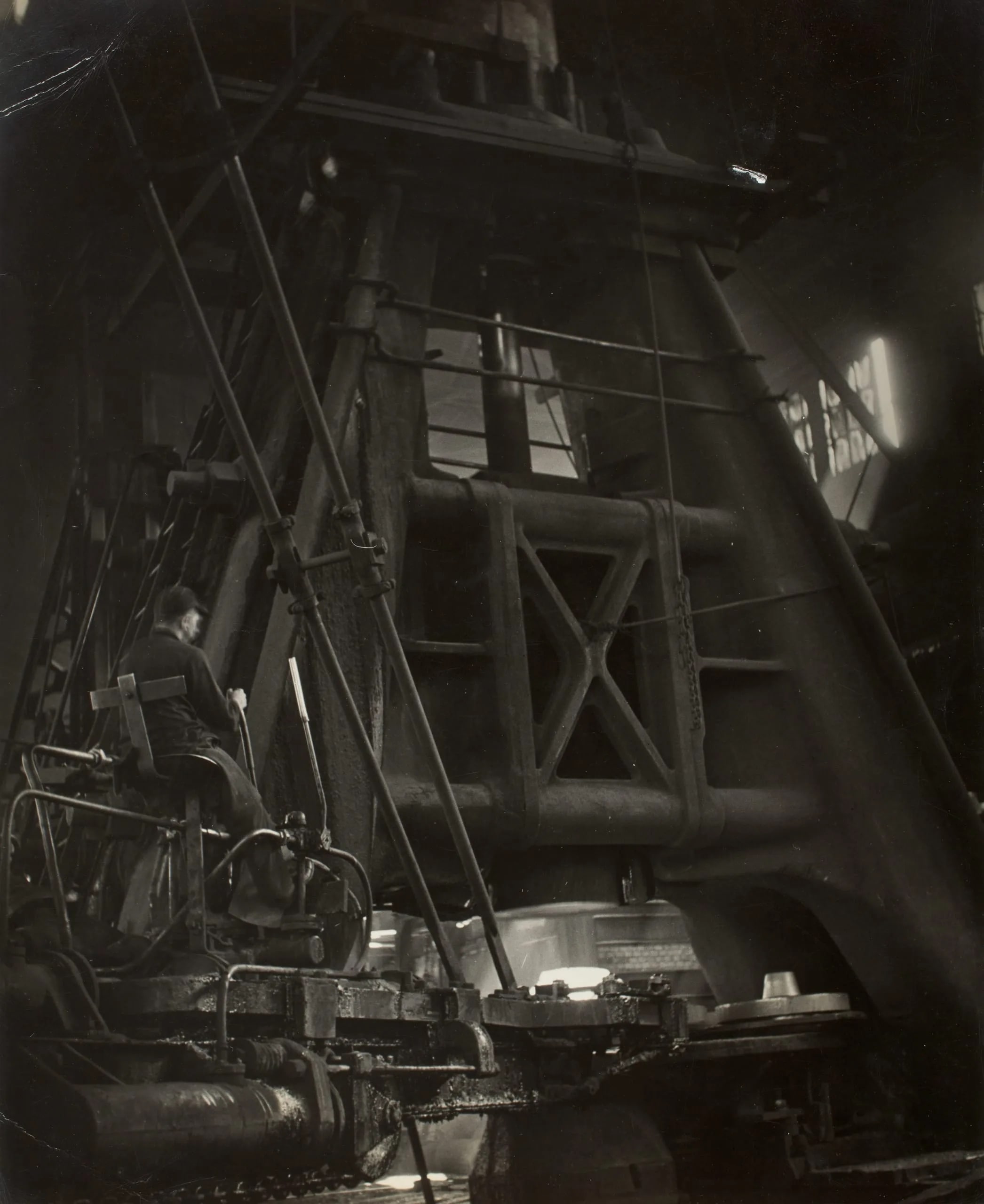 Press For Pounding Hard Steel