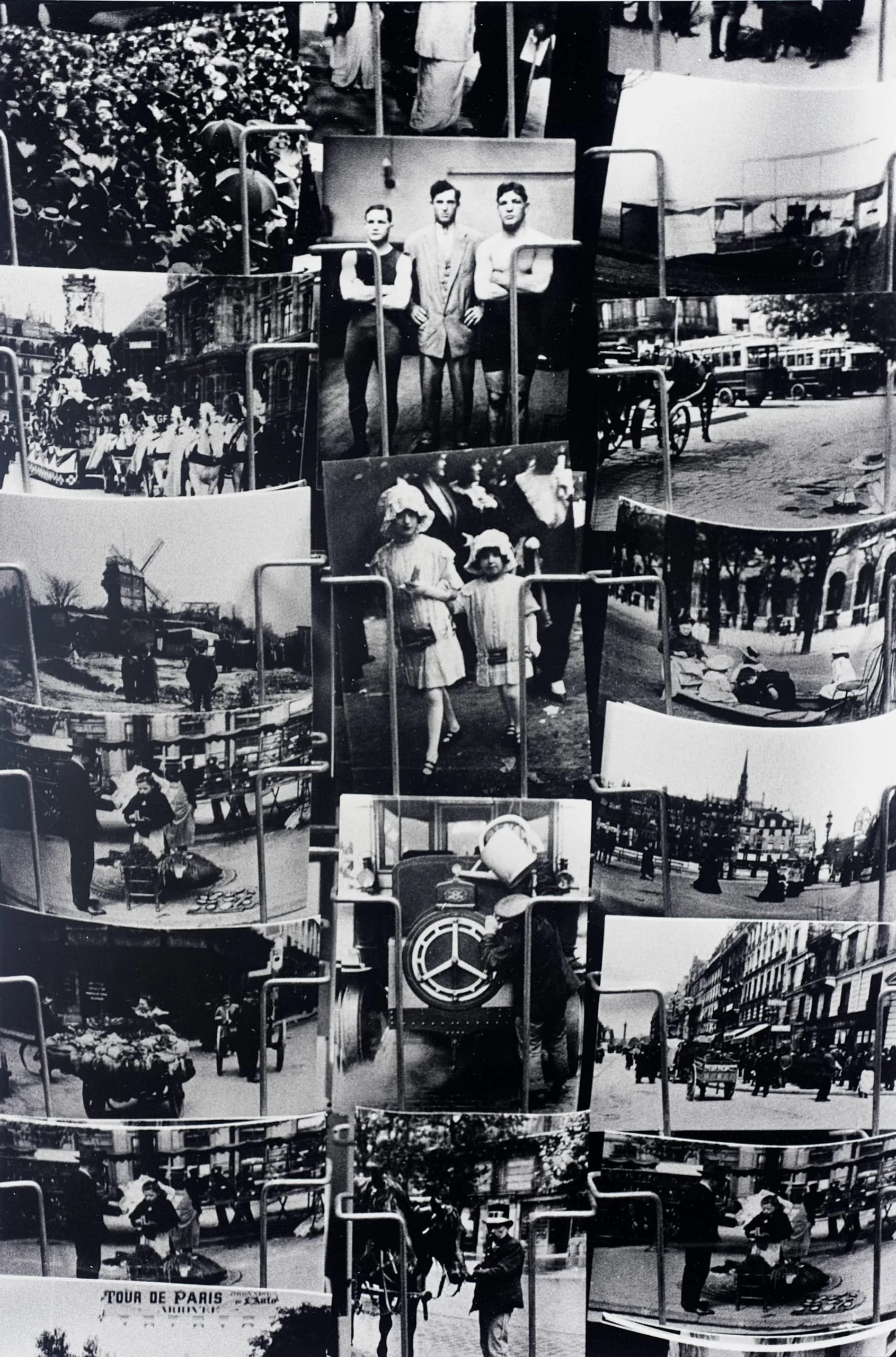 [Postcard rack, Paris]