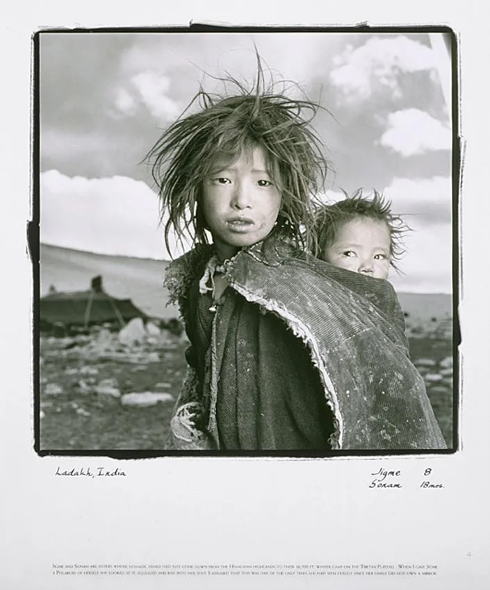 Jigme, 8, Sonam 18 mos., Ladakh, India