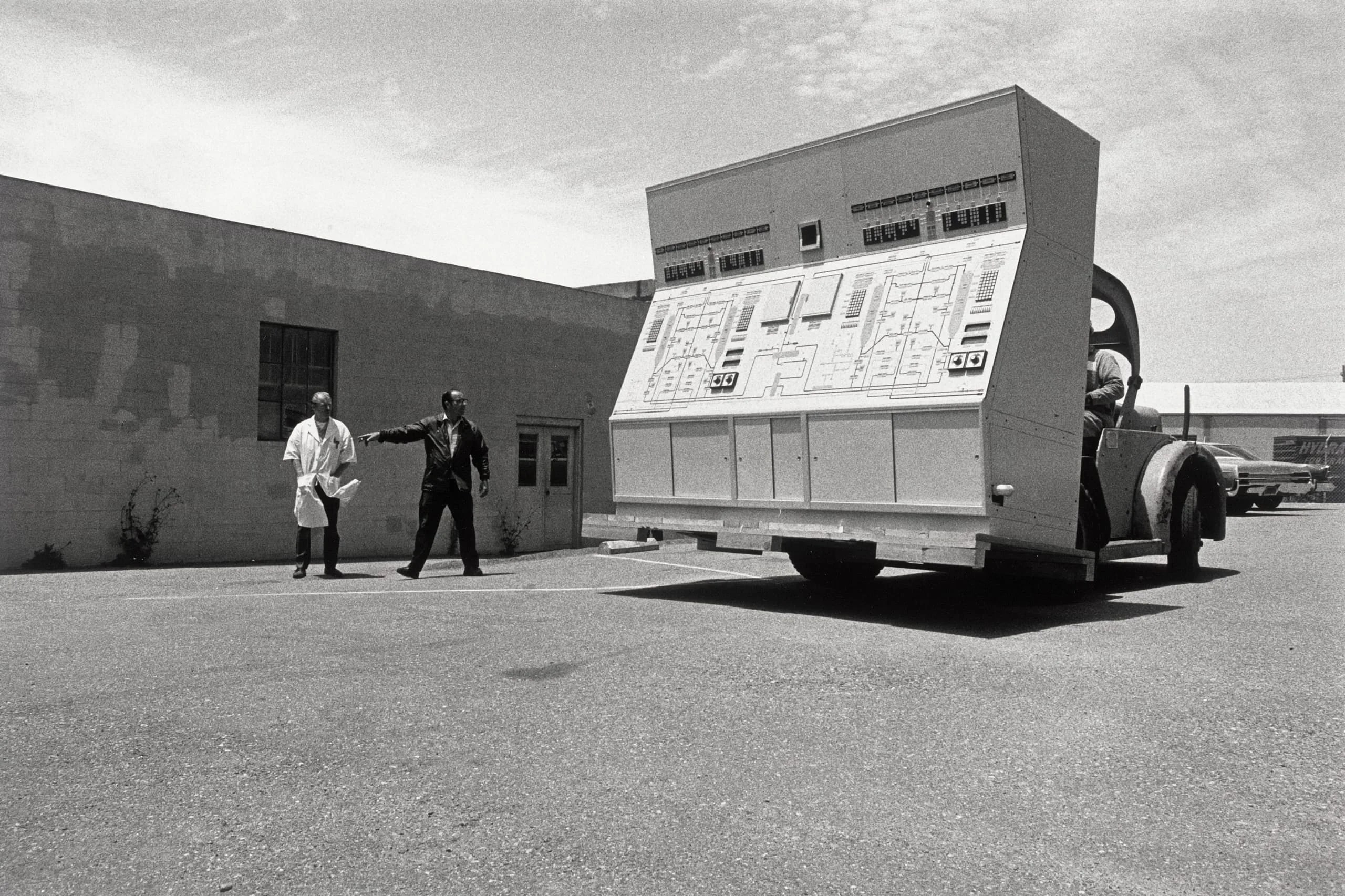 Berkeley, California [machine in lot]