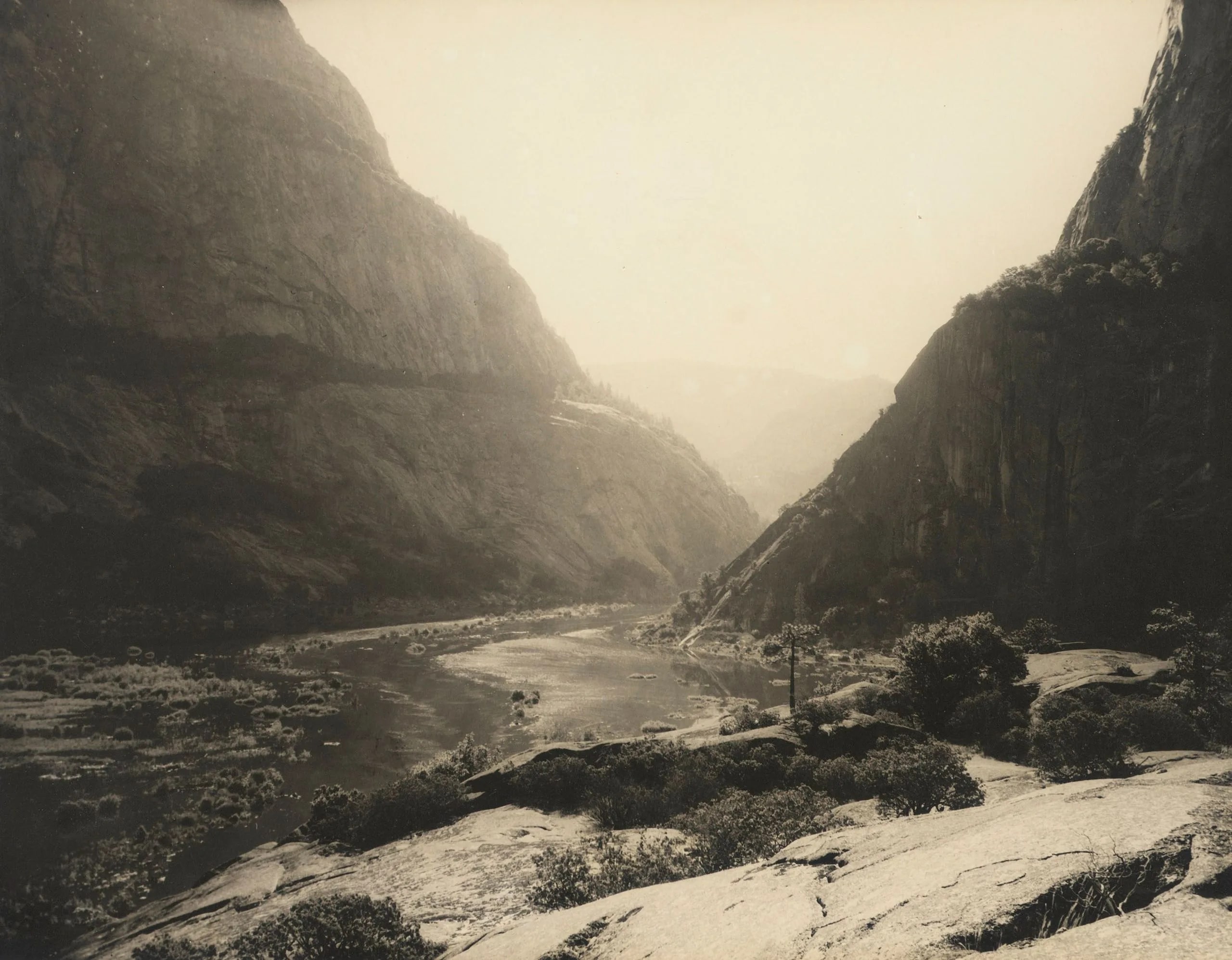 The Hetch Hetchy Valley and Reservoir