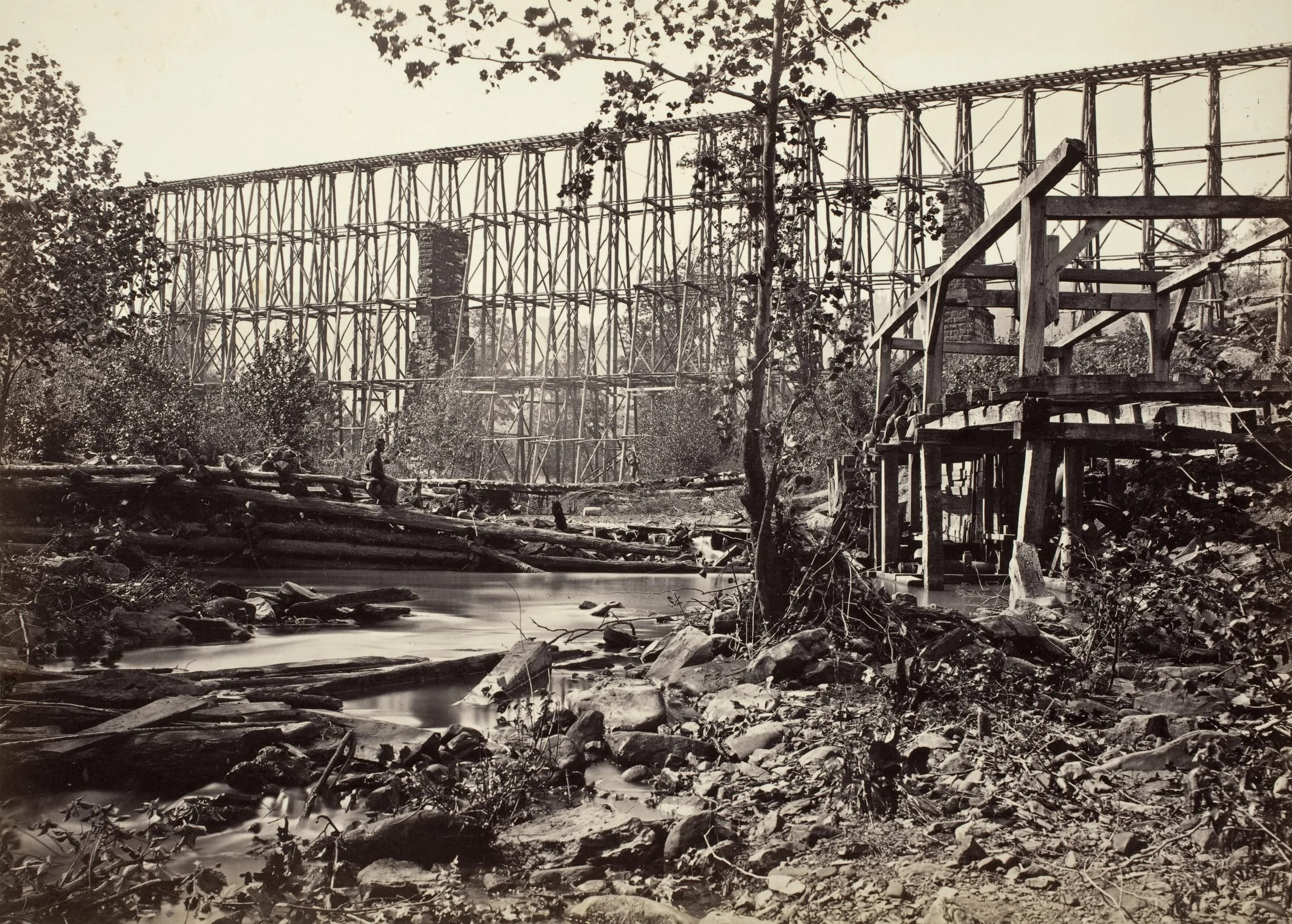Trestle Bridge At Whiteside