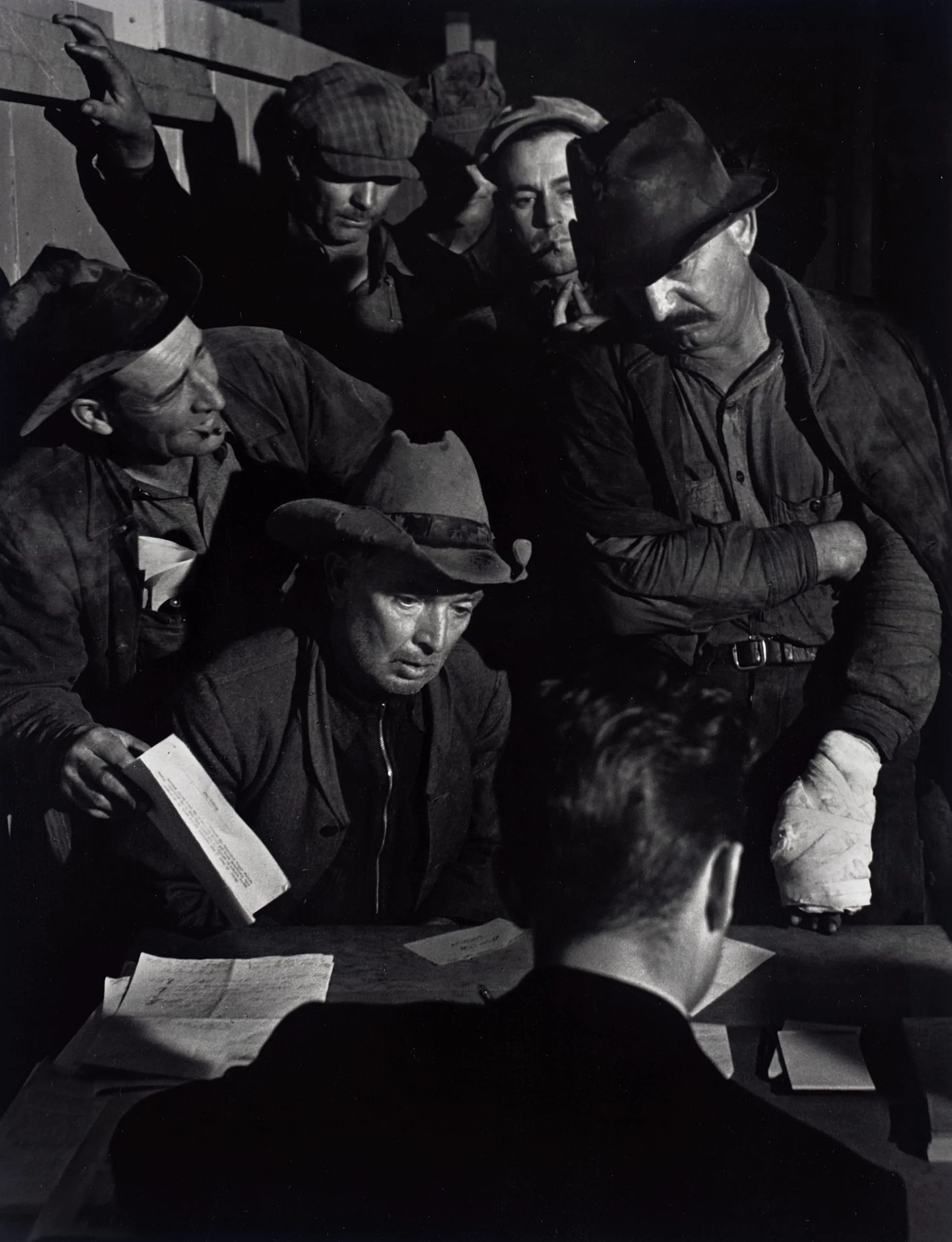 Joad Family applying for relief