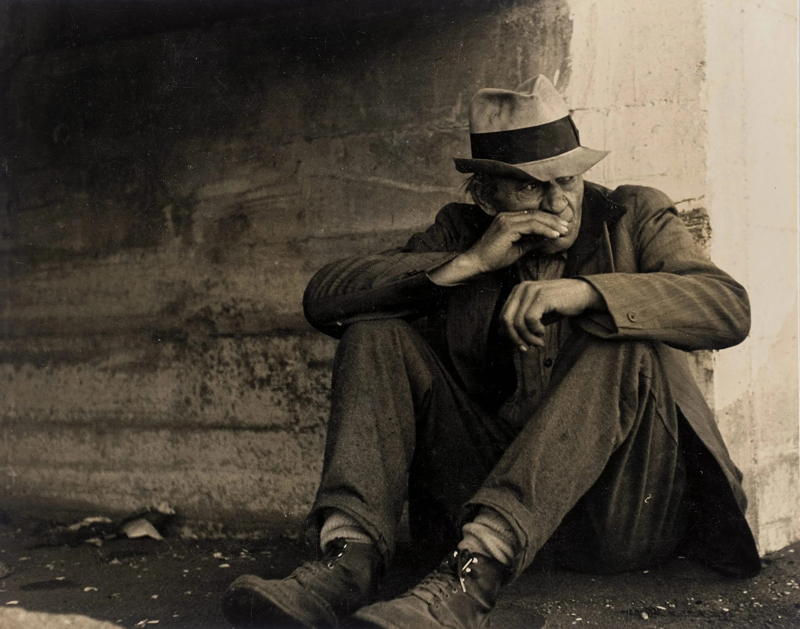 Migrant Worker under Culvert