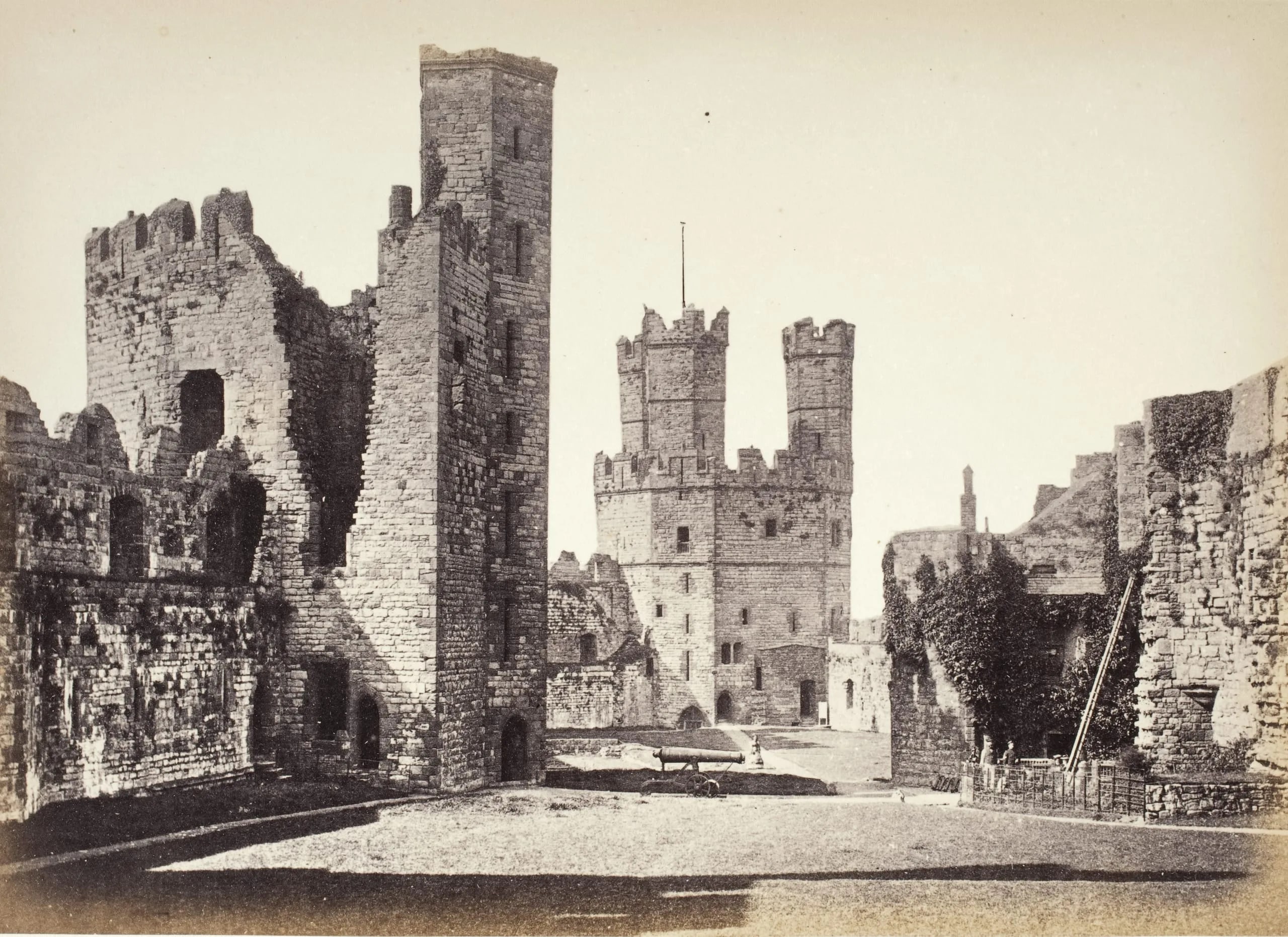 Carnarvon Castle, Interior, Looking Towards The Eagle Tower