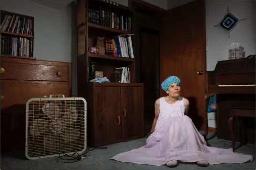 When Lois visits she stays in her old room. I just finished showering, and I sat down to talk with her. I’m so happy she’s home.
