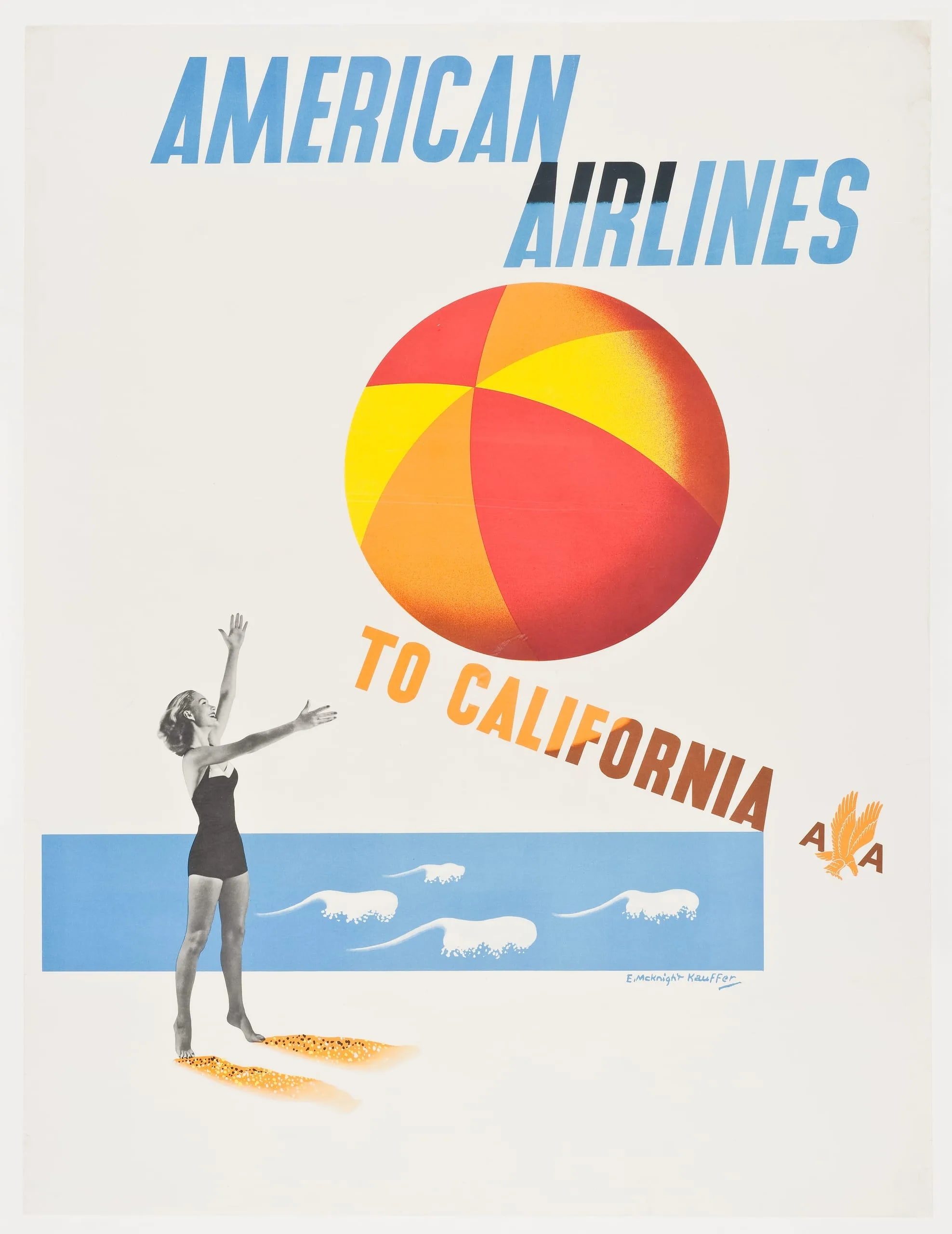 American Airlines to California (poster)