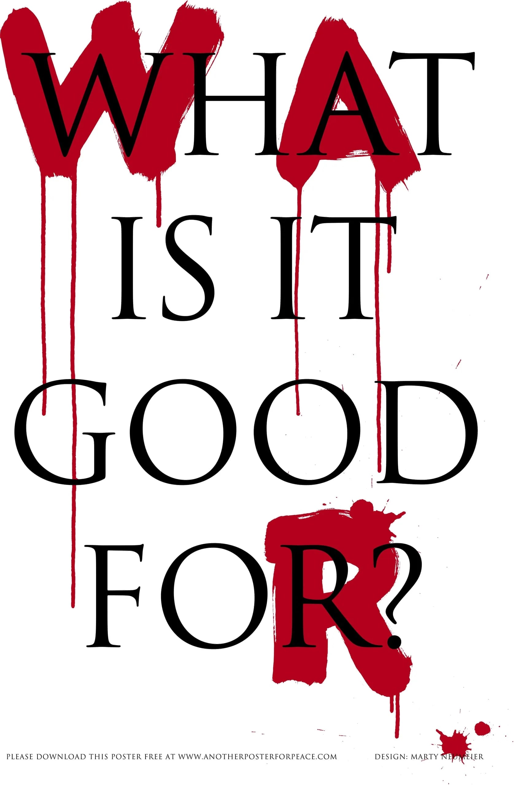 War - What Is It Good For