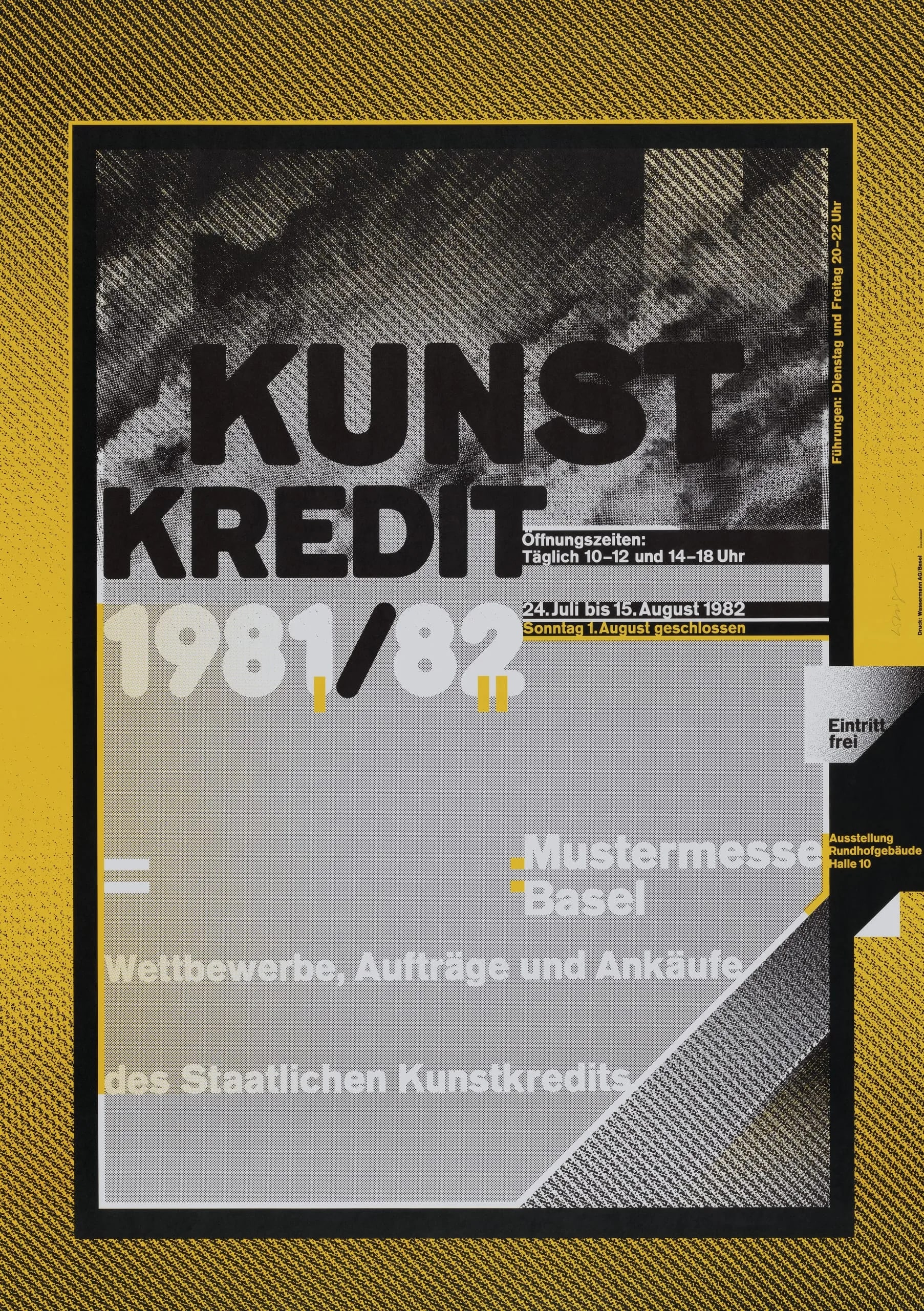 Kunstkredit Basel 1981/82