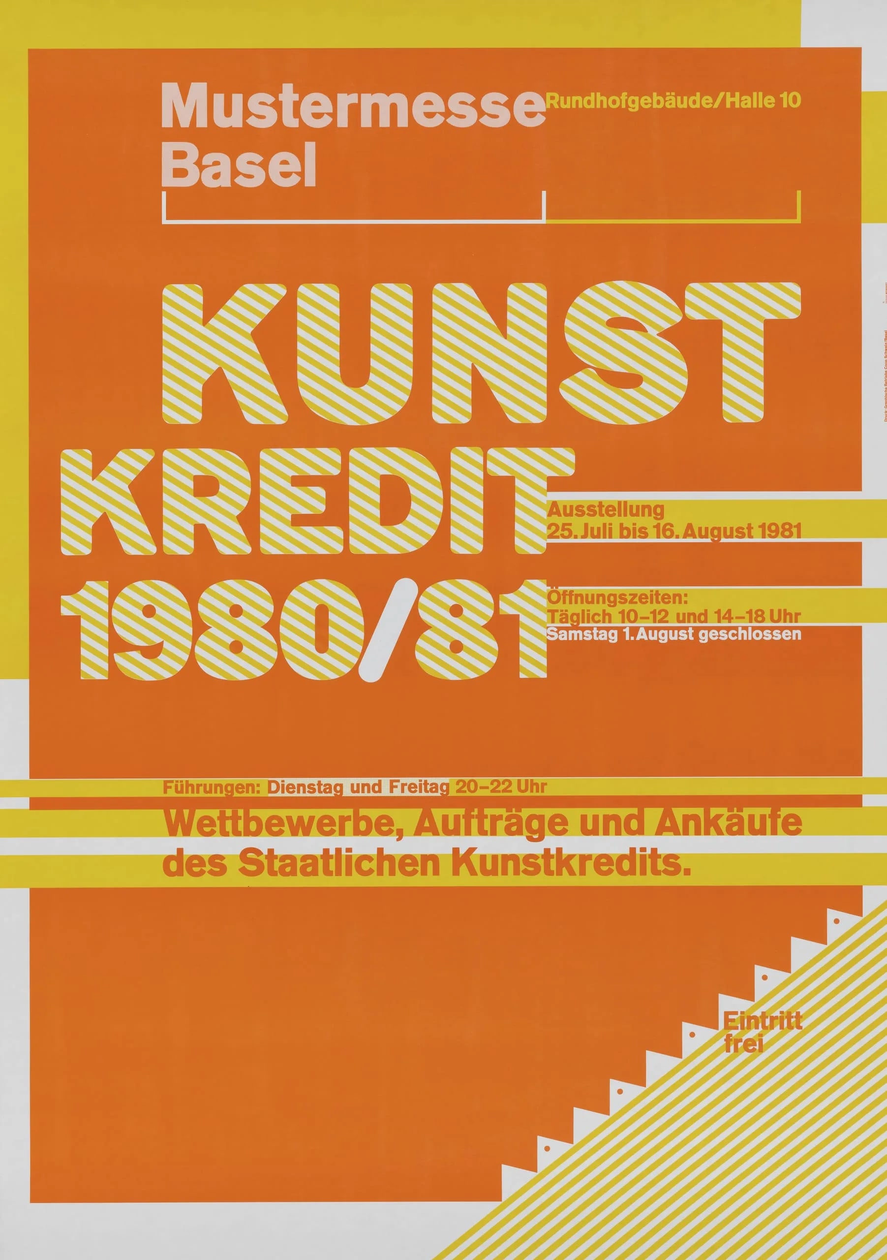 Kunstkredit Basel 1980/81
