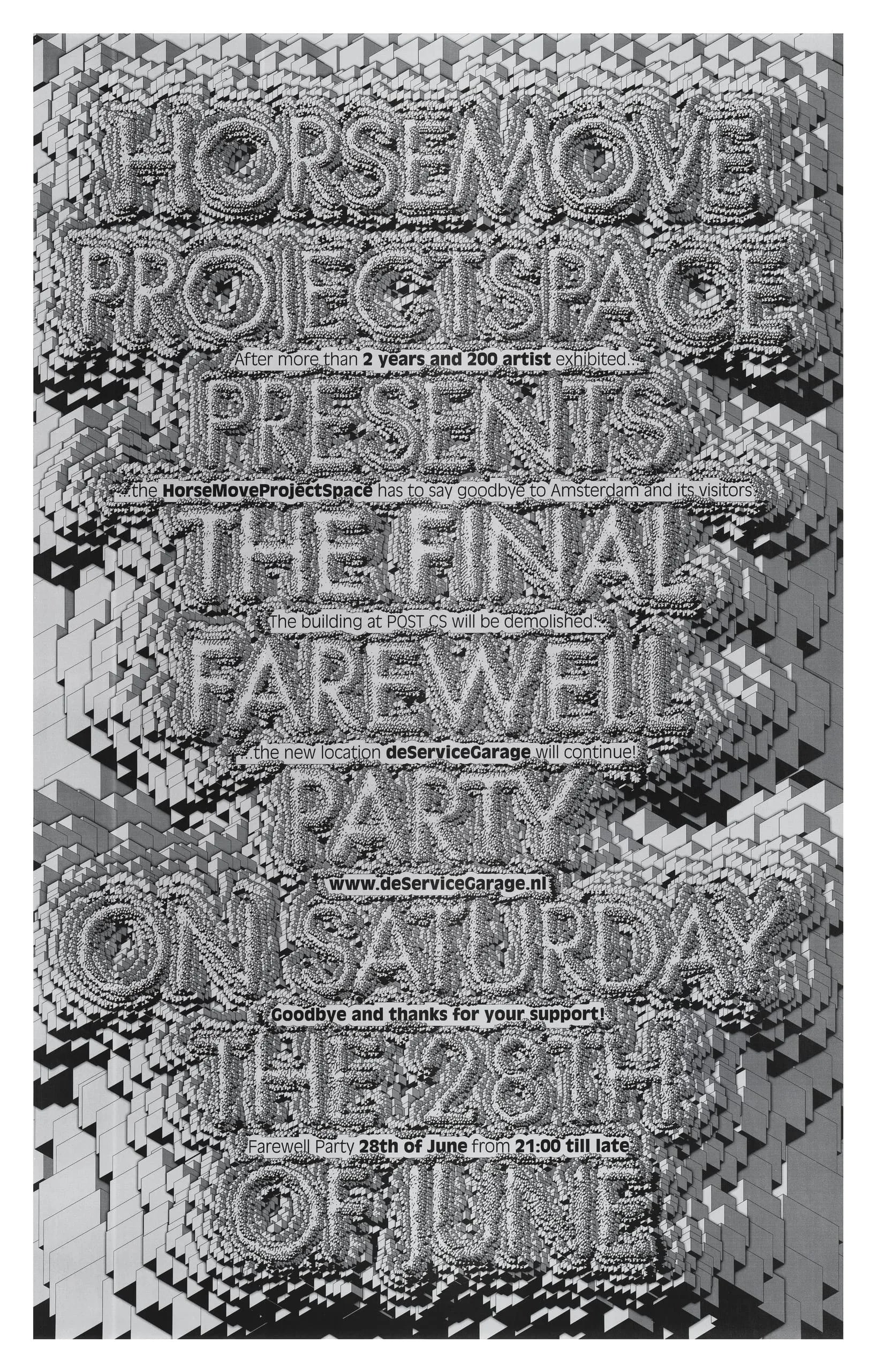 Horsemove Project Space Presents: The Final Farewell Party
