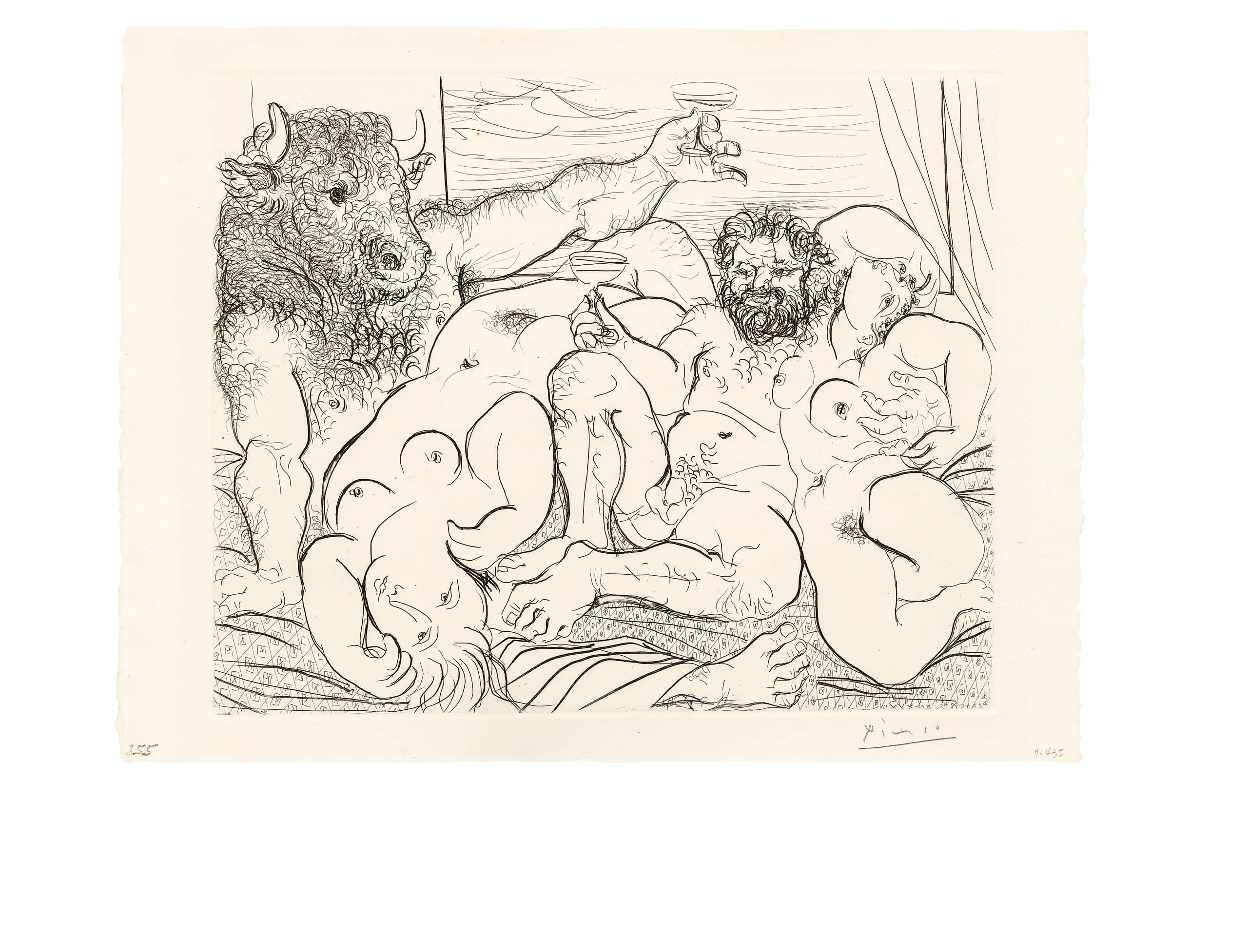 Bacchic Scene with Minotaur