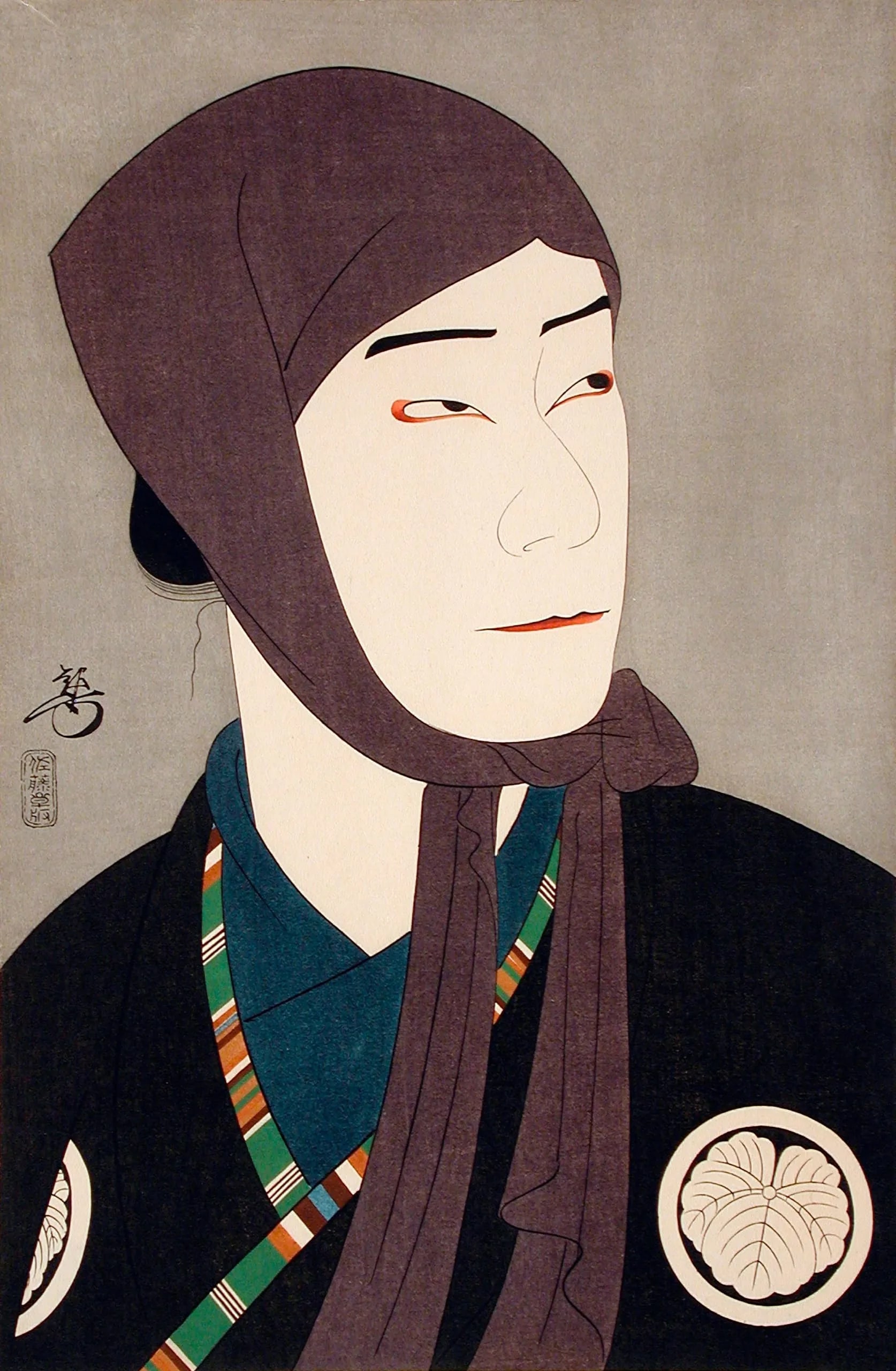 Nakamura Ganjirō as Kamiya Jihei in the Play Kamiji
