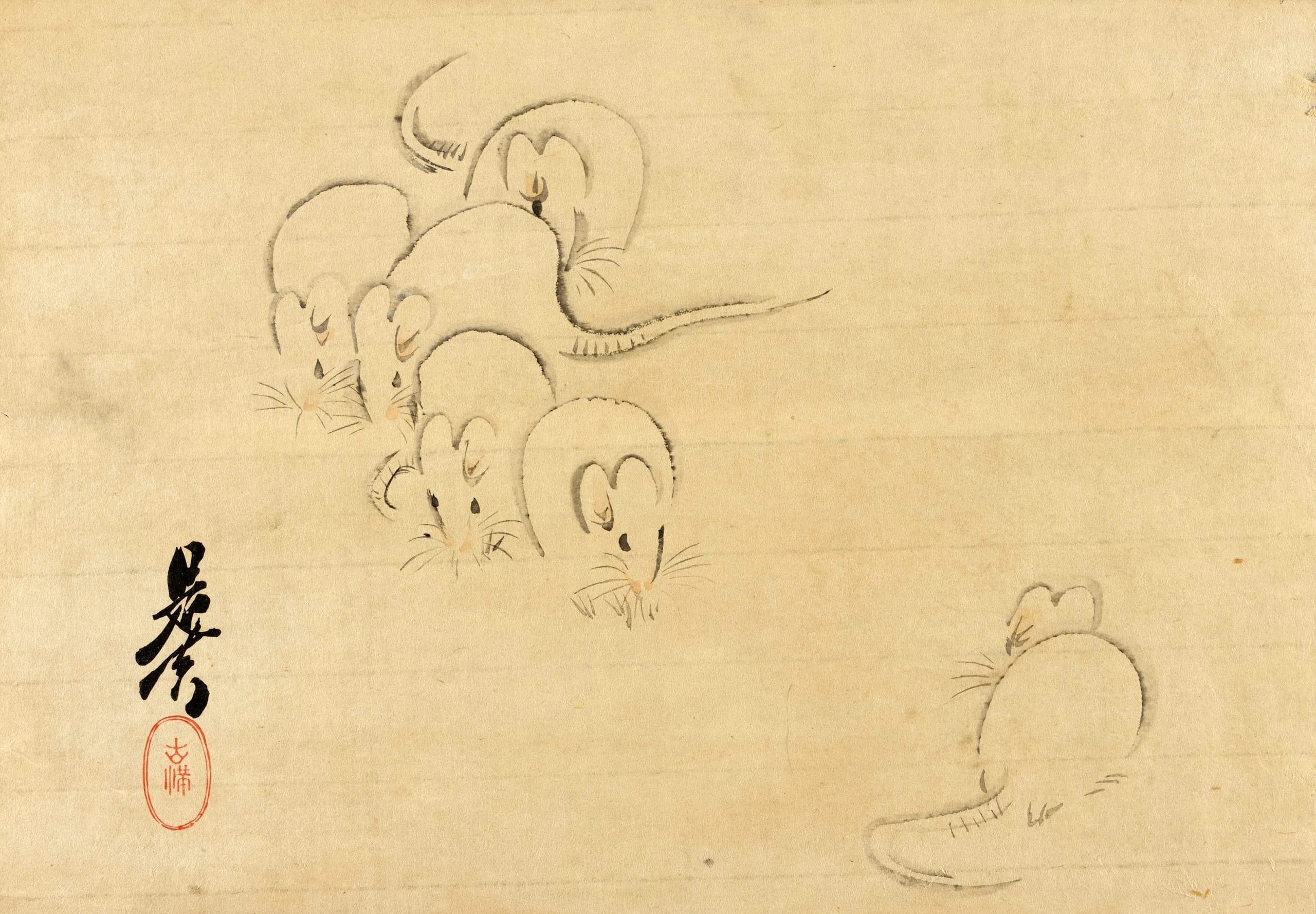 Six White Rats
