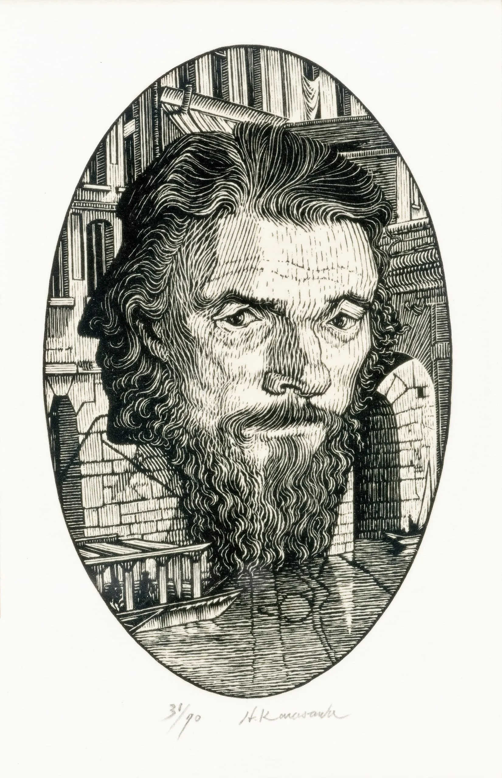 Portrait of Charles Meryon: The Sphinx's Shadow