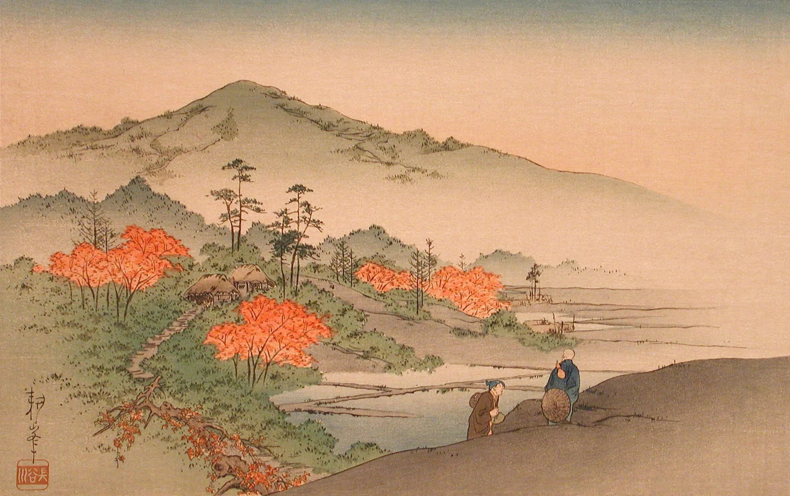 Autumn Tints of a Village