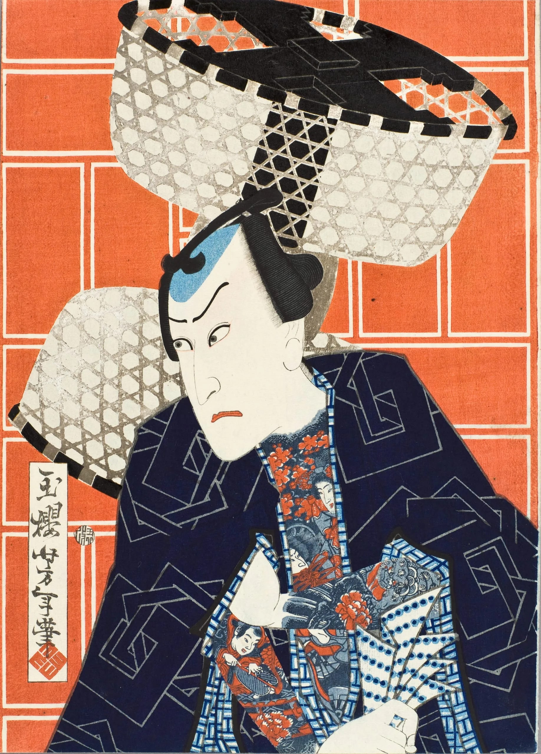 The Actor Kawarasaki Gonjūrō for a Fire Troupe