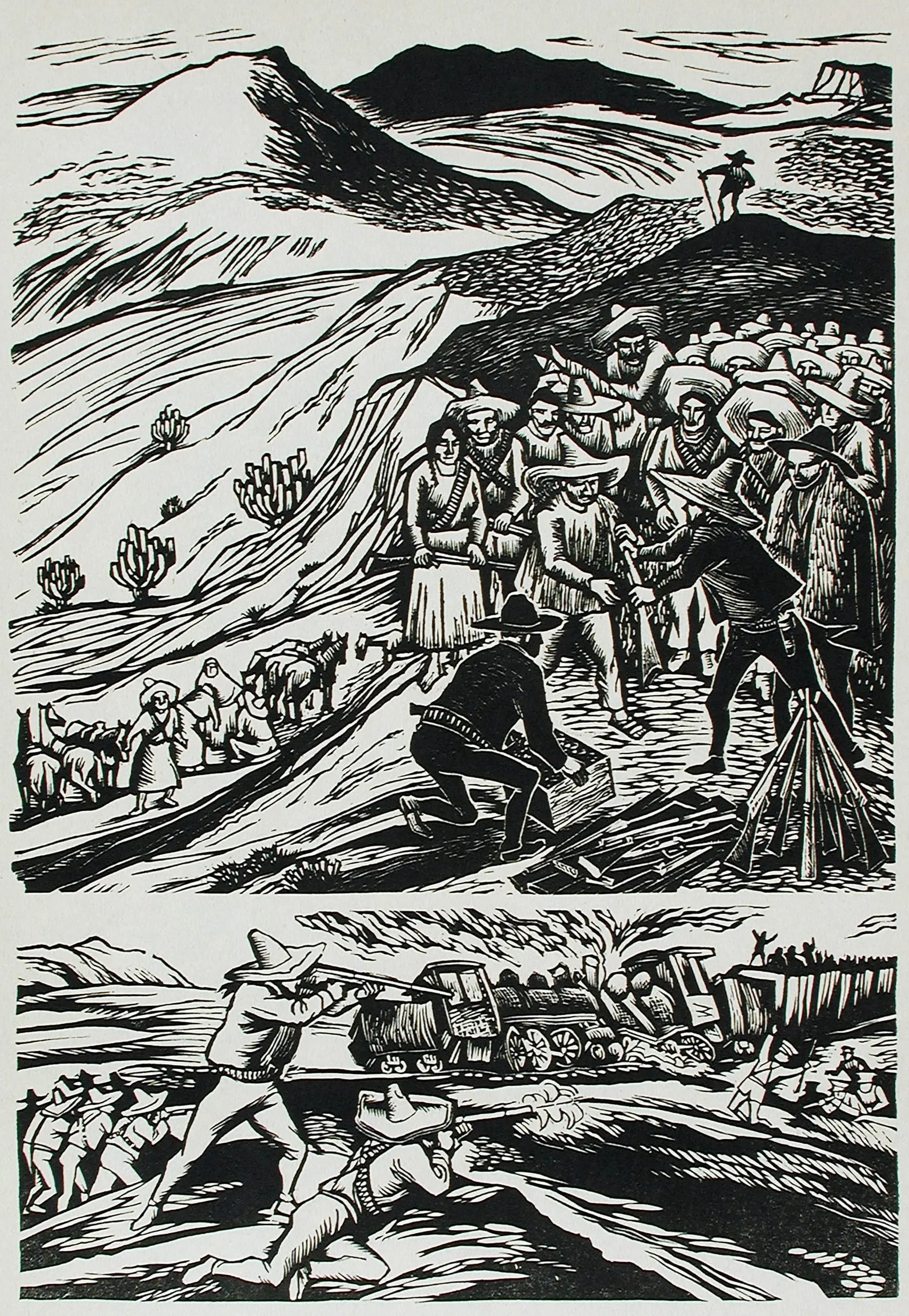 Guerrilla Fighters against Victoriano Huerta’s Dictatorship (Las guerrillas contra la dictadura de Victoriano Huerta)