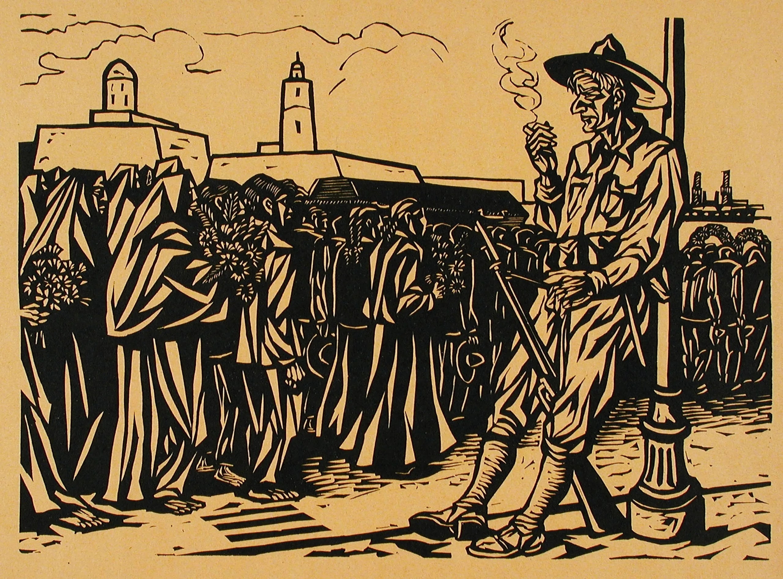The Yankee Intervention. April 21, 1914. (La intervención yanqui. 21 de abril de 1914)
