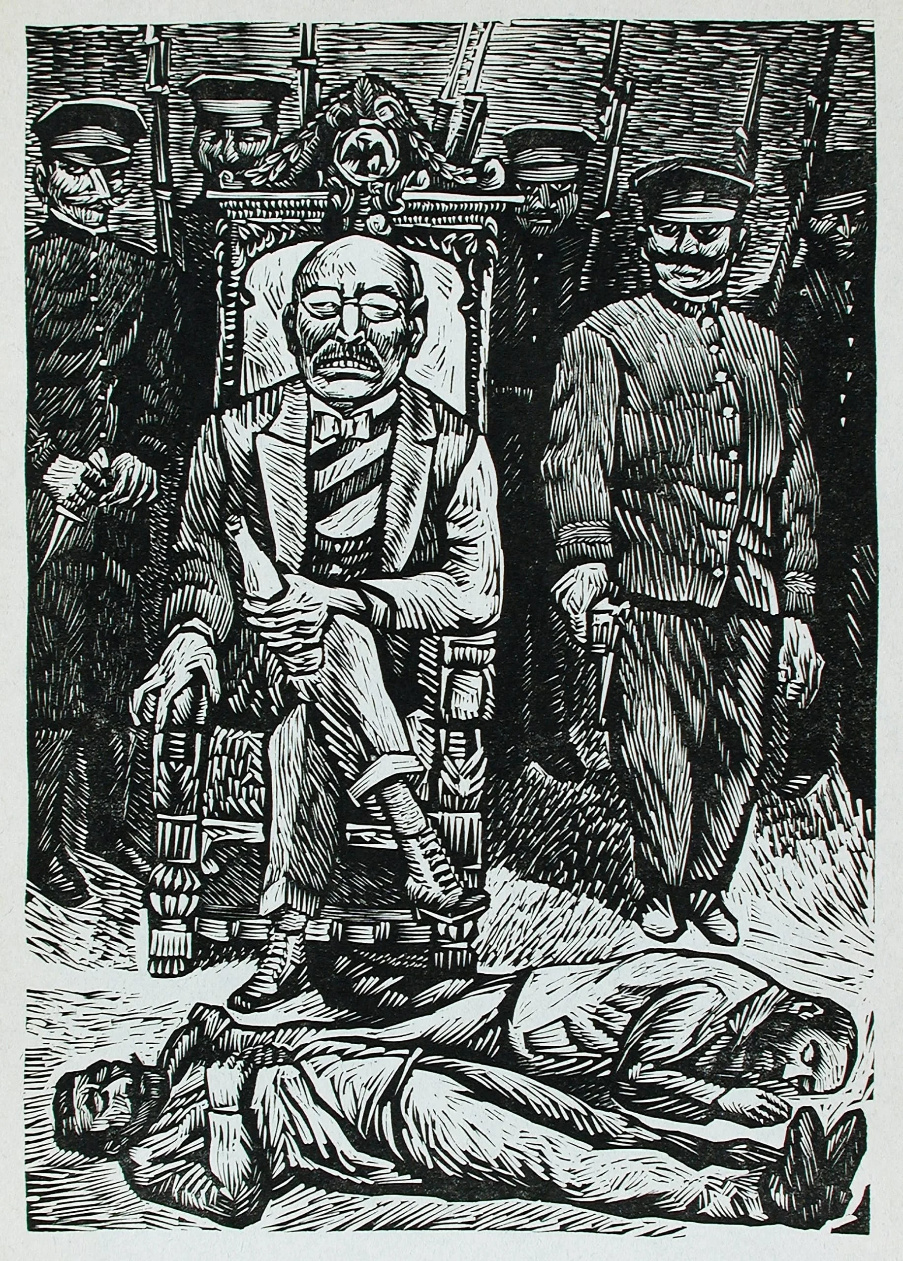 The Criminal Victoriano Huerta Seizes Power. February 19, 1913 (El criminal Victoriano Huerta se adueña del poder. 19 de febrero de 1913)
