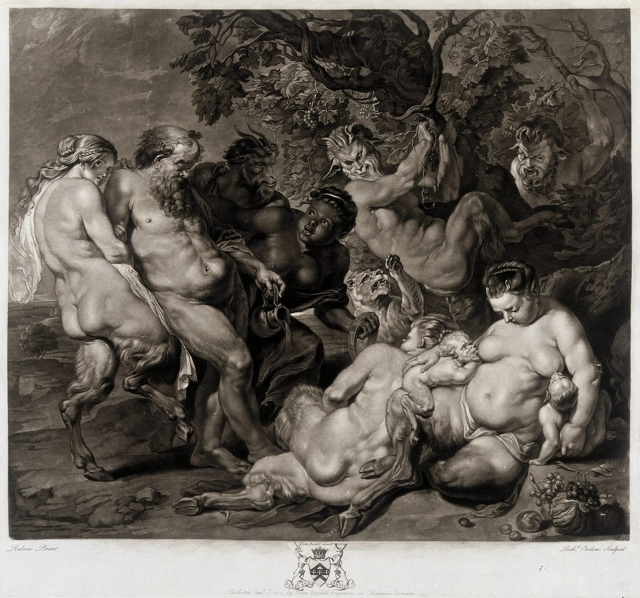 Satyresses and Satyr with Silenus