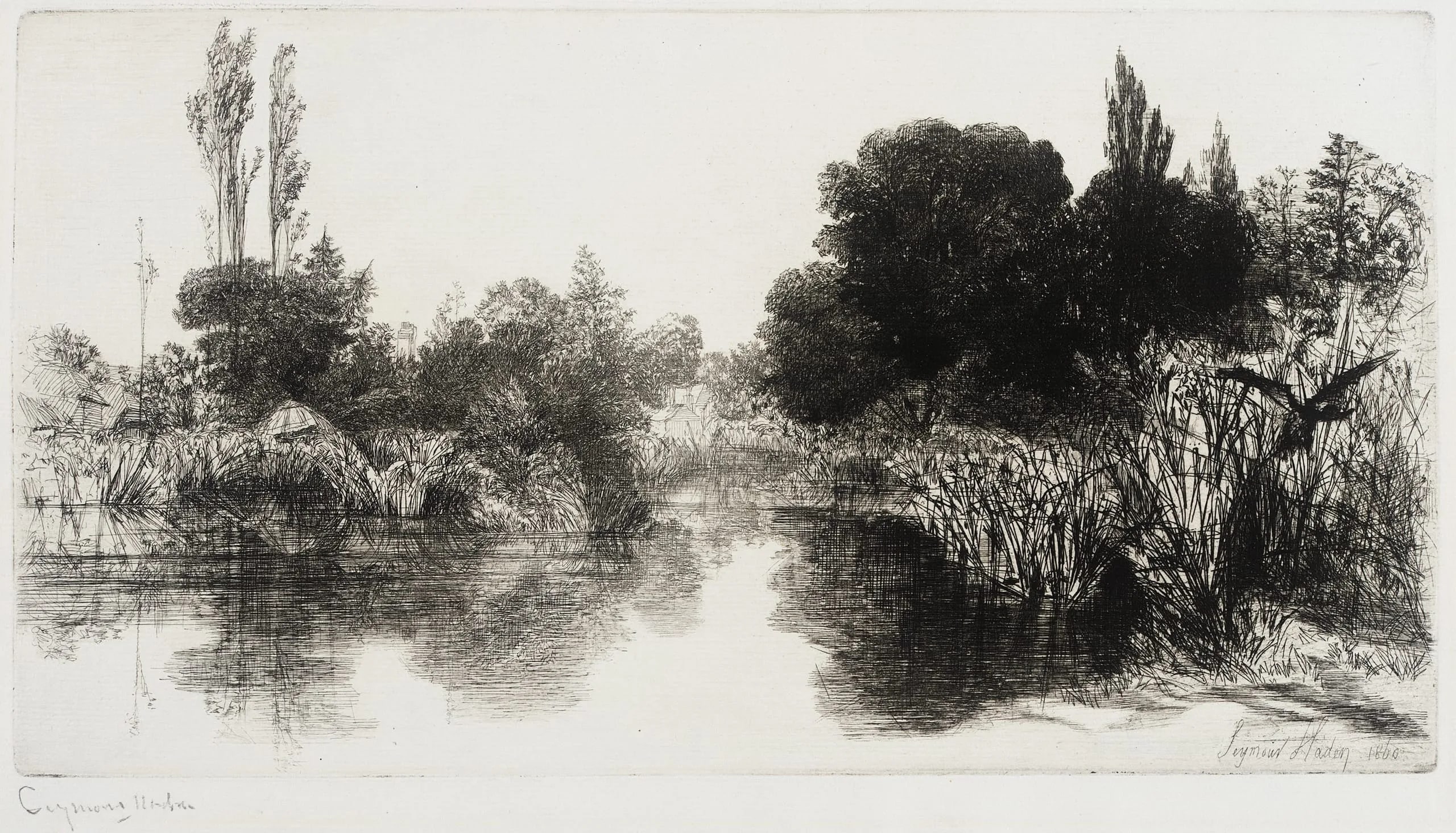 Shere Mill Pond, No. II (Large Plate)