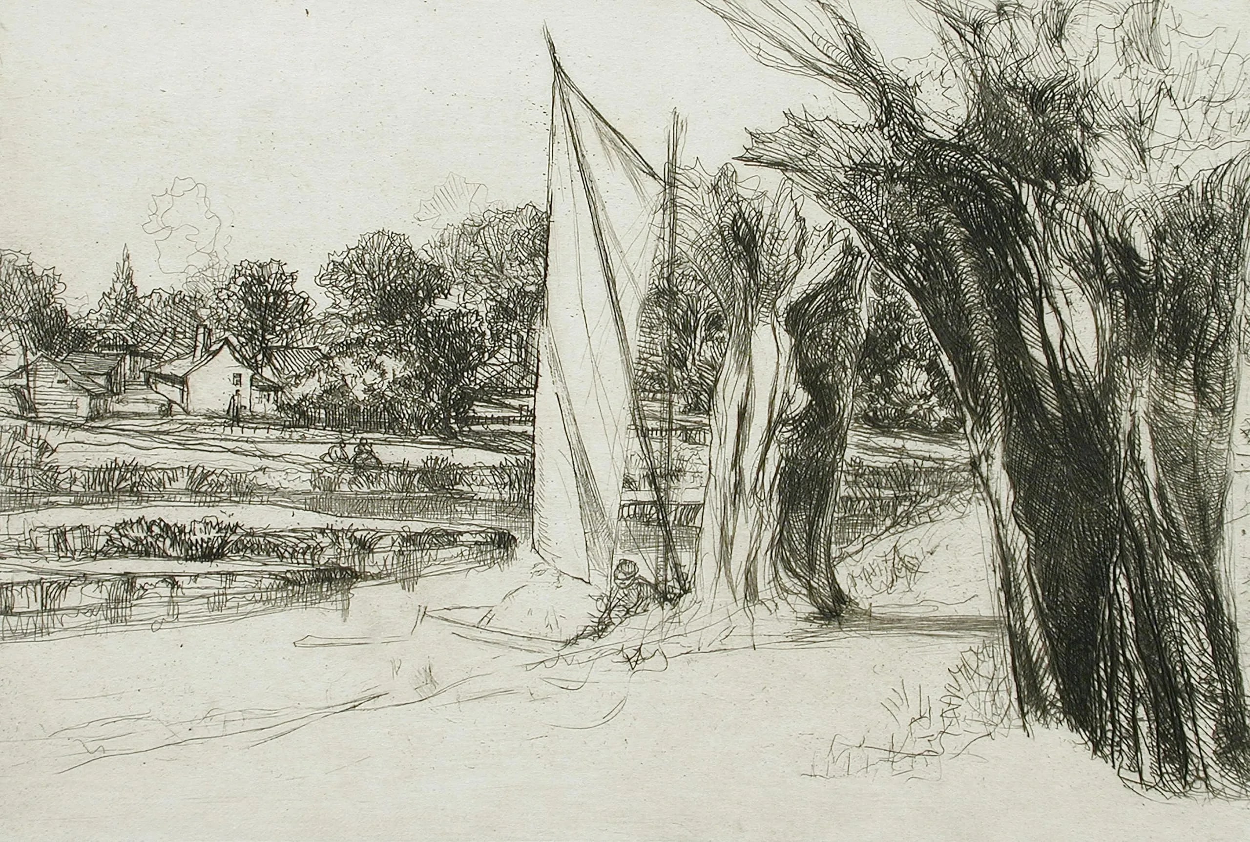 Thames Ditton - With a Sail