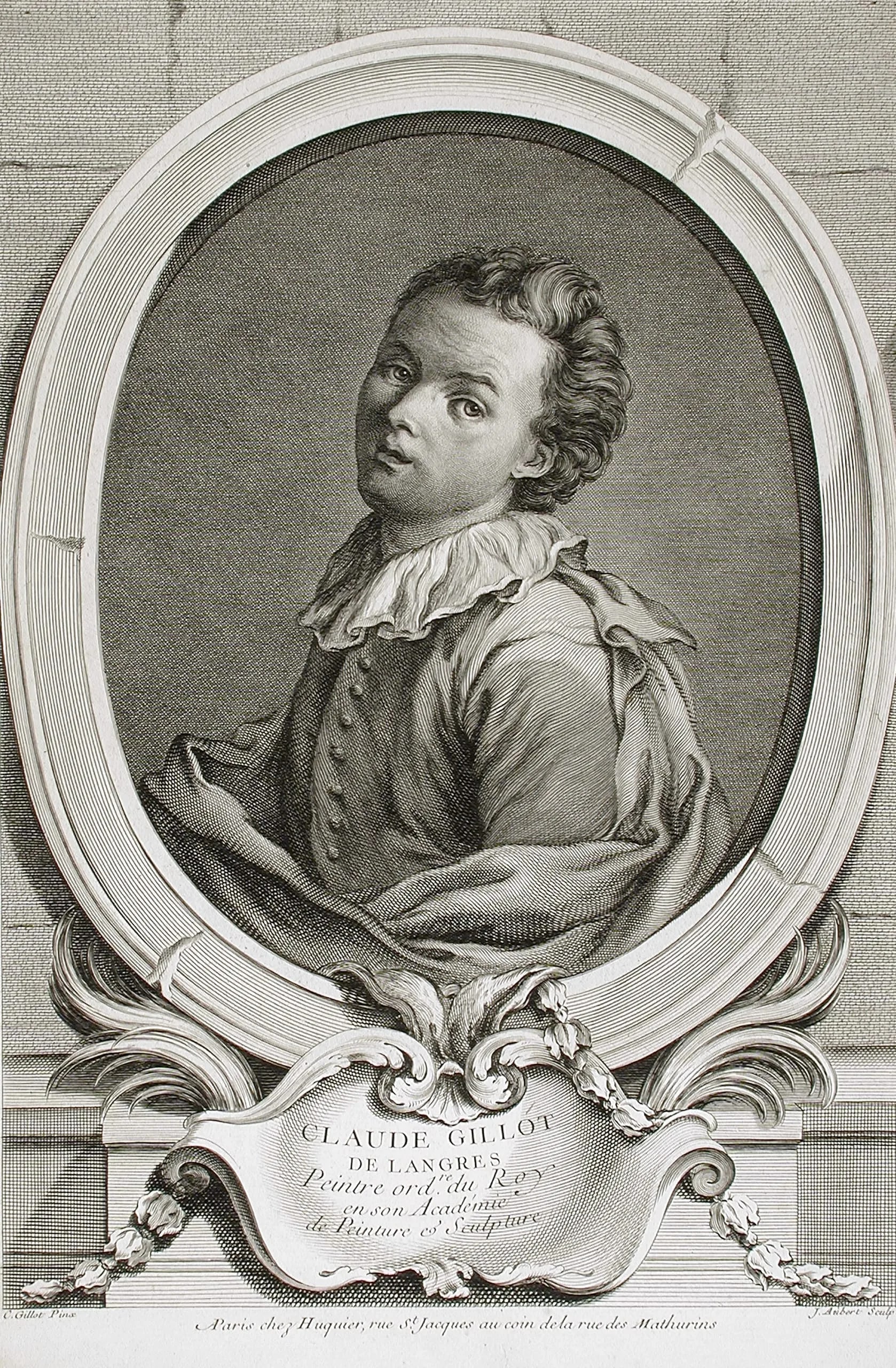 Portrait of Claude Gillot