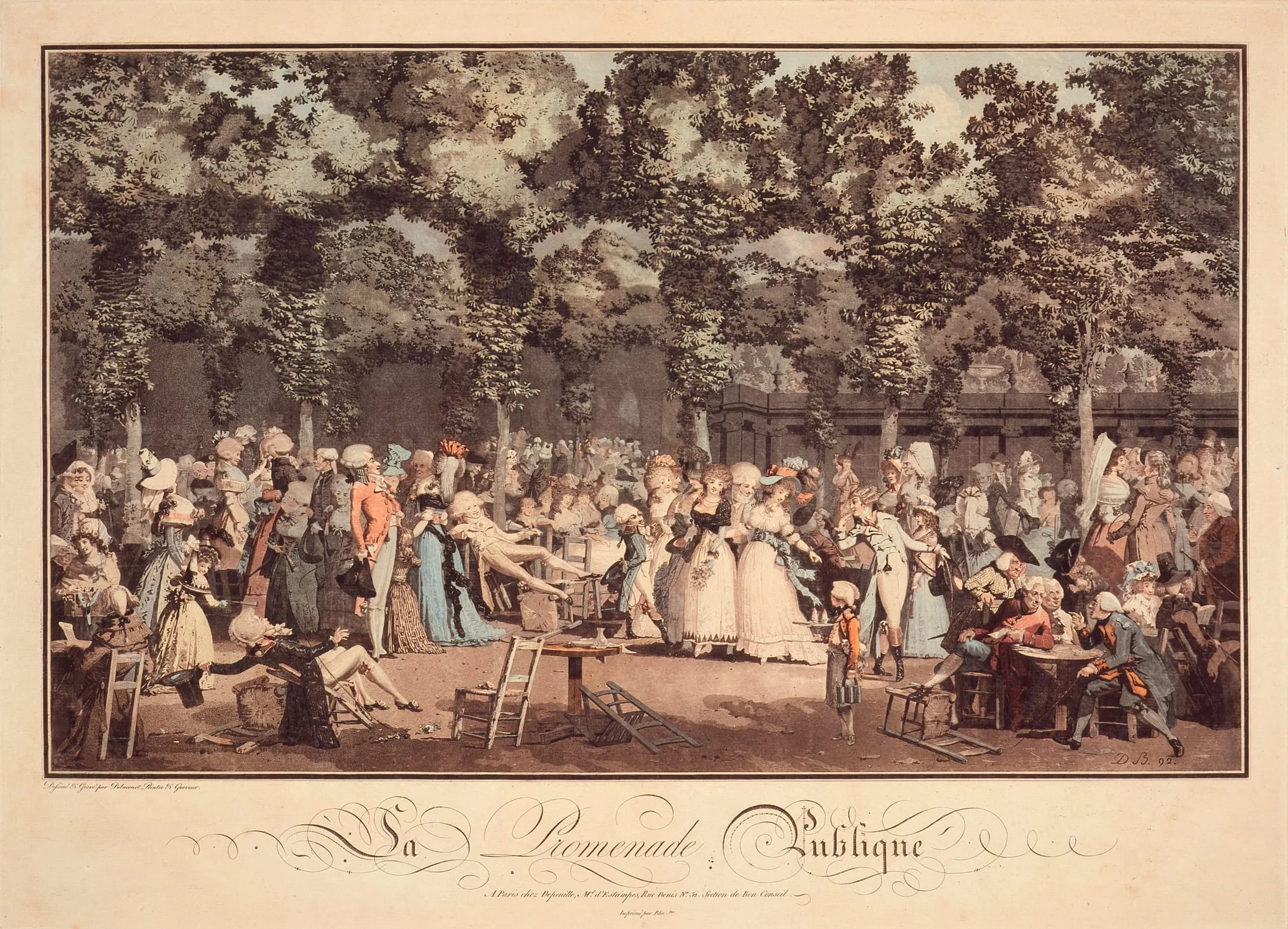 La Promenade Publique (Du Jardin du Palais-Royal)