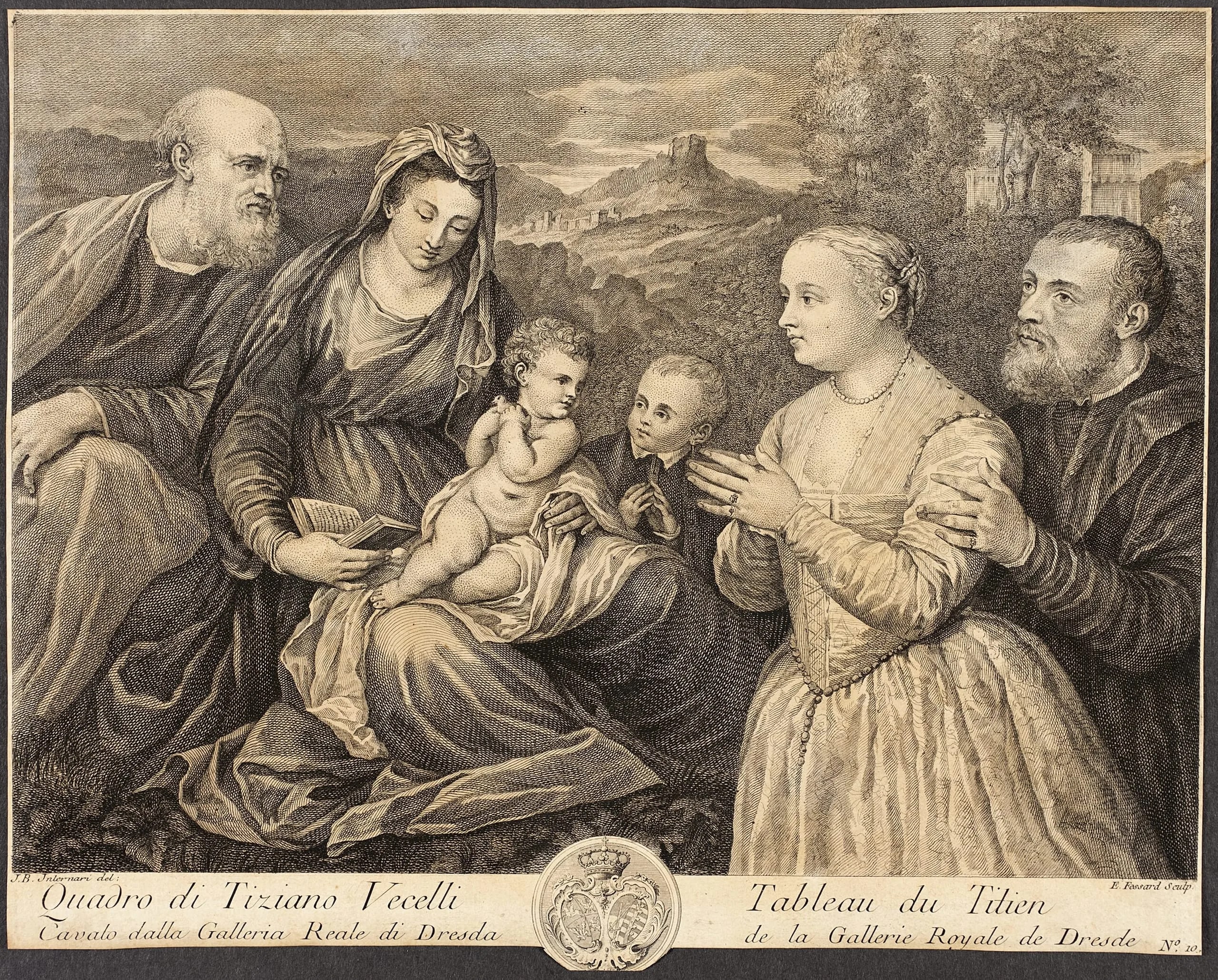 The Holy Family with Donors