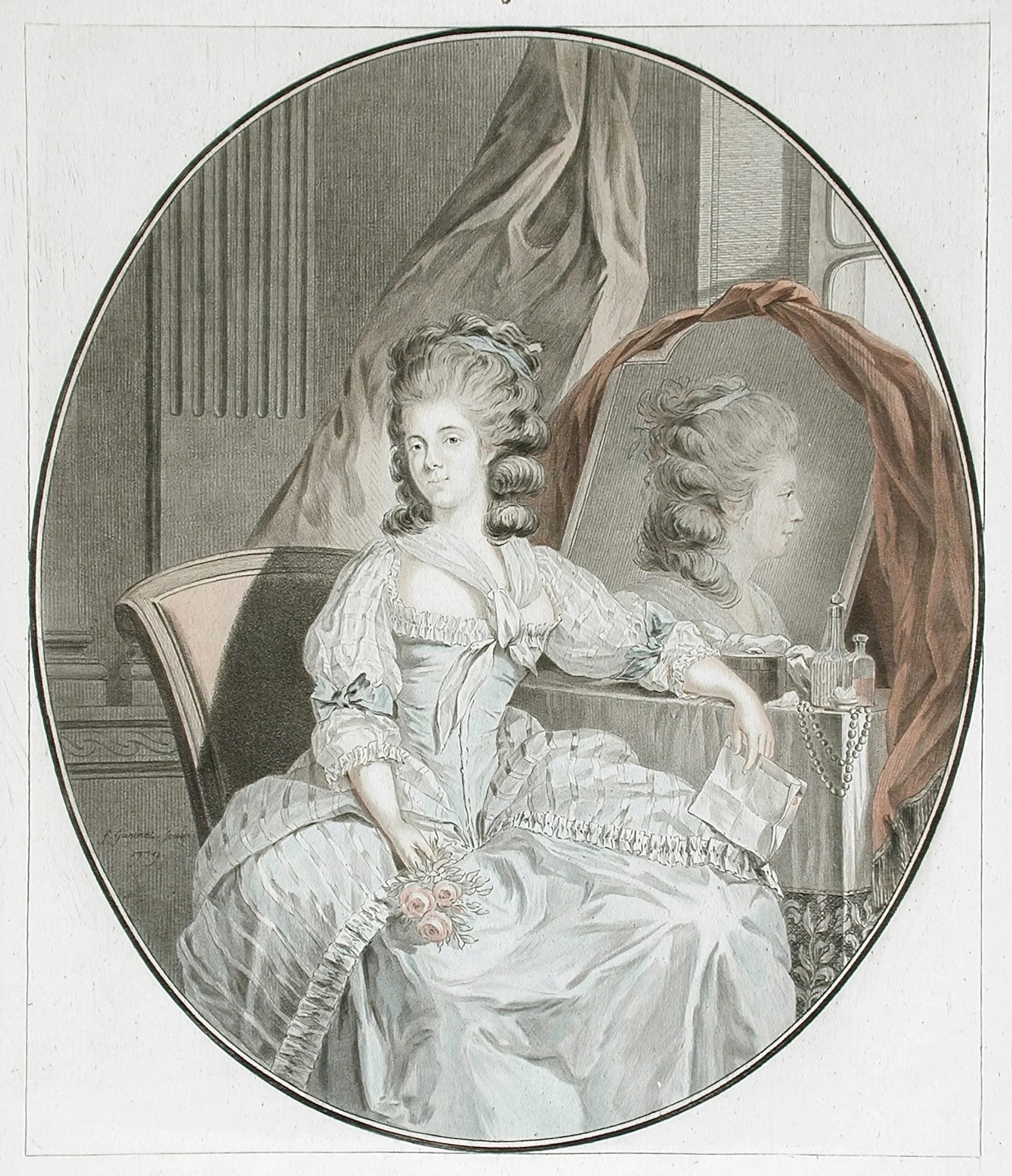 Mademoiselle du T... (Portrait of dancer Rosalie Duthé)