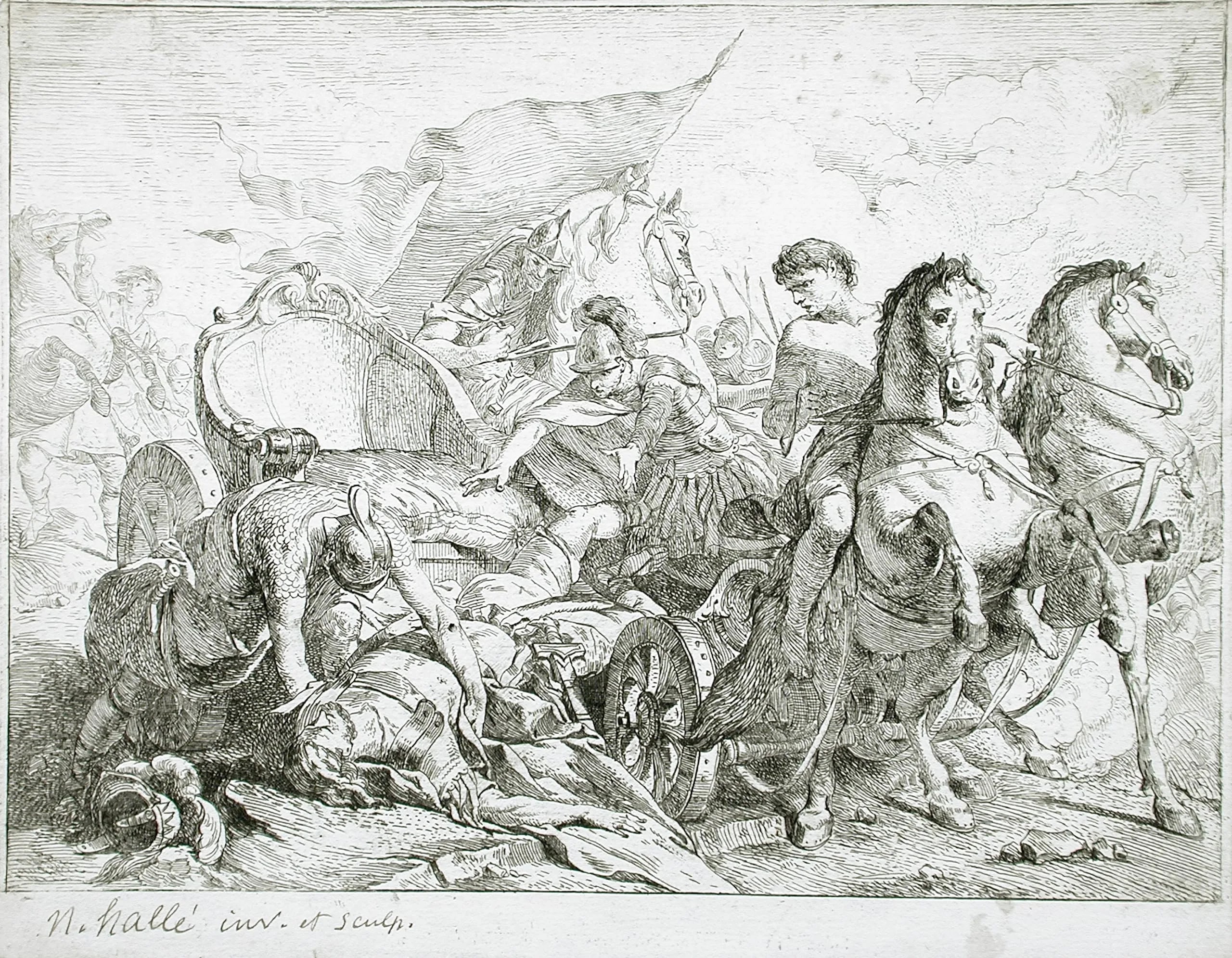 Antiochus Thrown from His Chariot