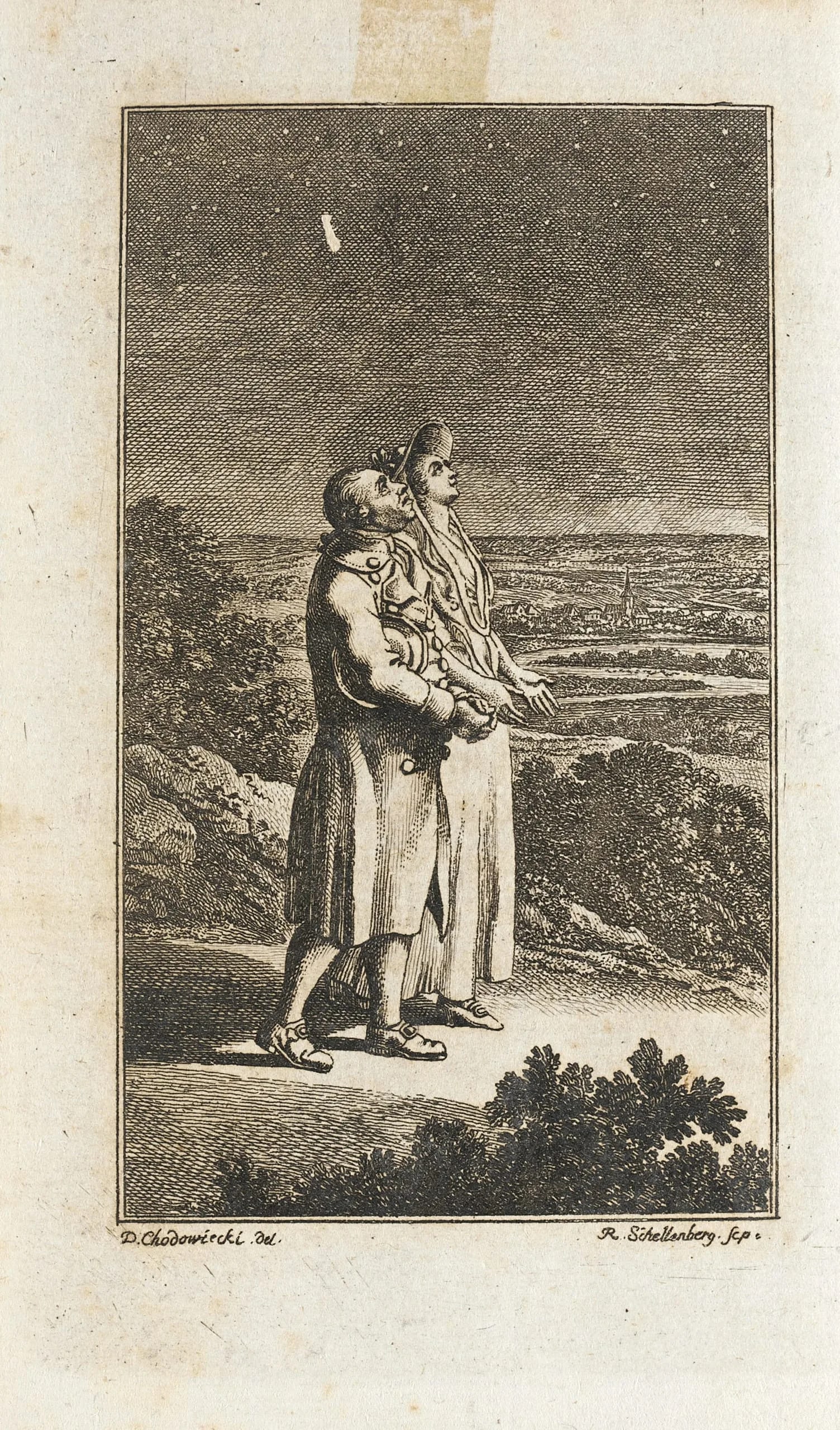 Illustration for Mathias Claudius' 'Asmus Omnia sua secum Portans'
