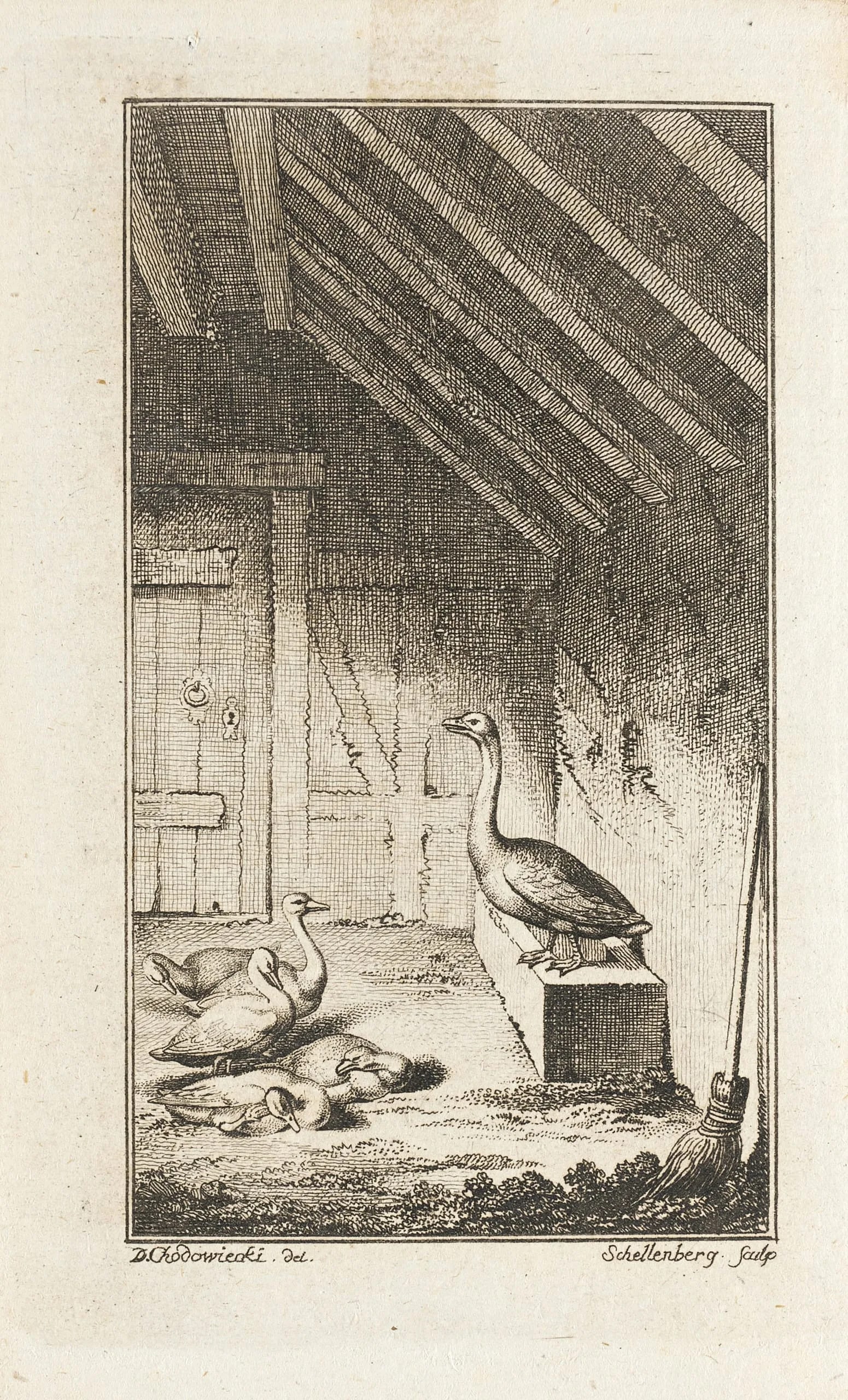 Illustration for Mathias Claudius' 'Asmus Omnia sua secum Portans'