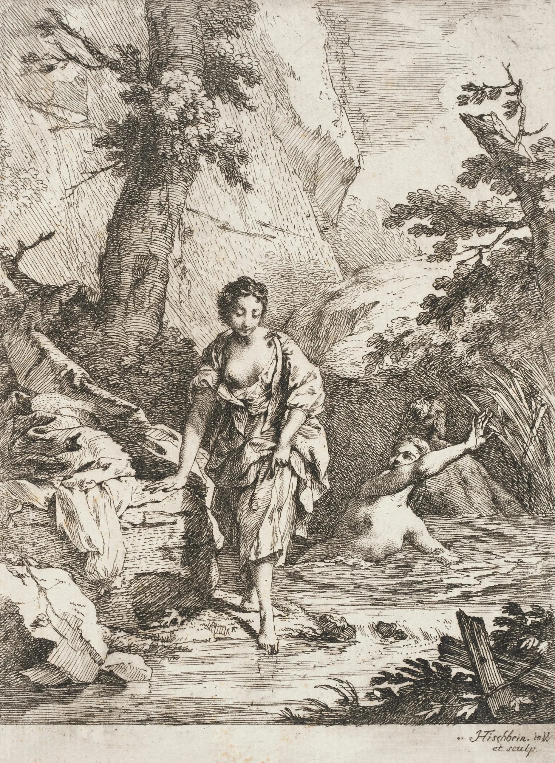Nymphs Bathing
