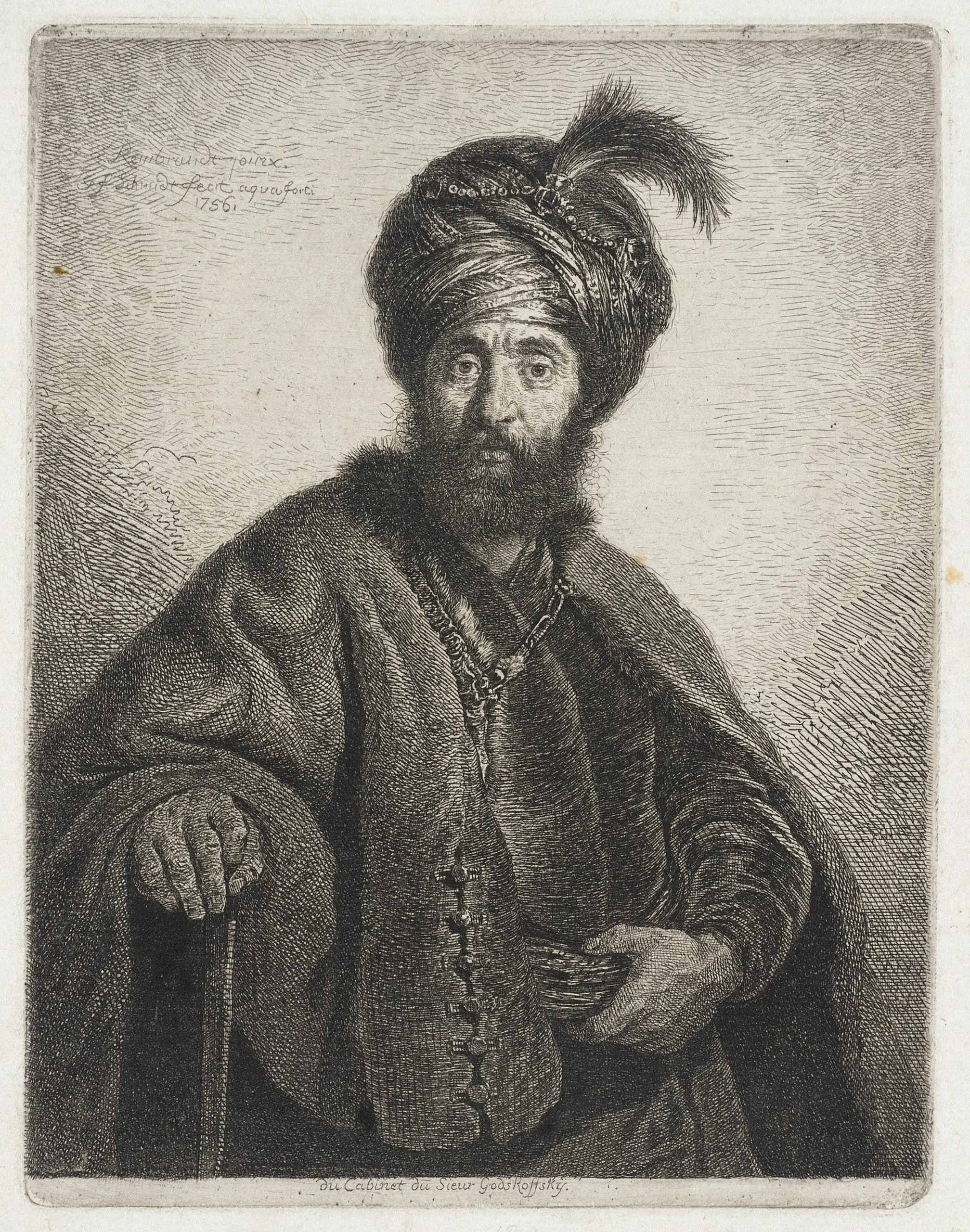 A Bearded Man Wearing a Turban