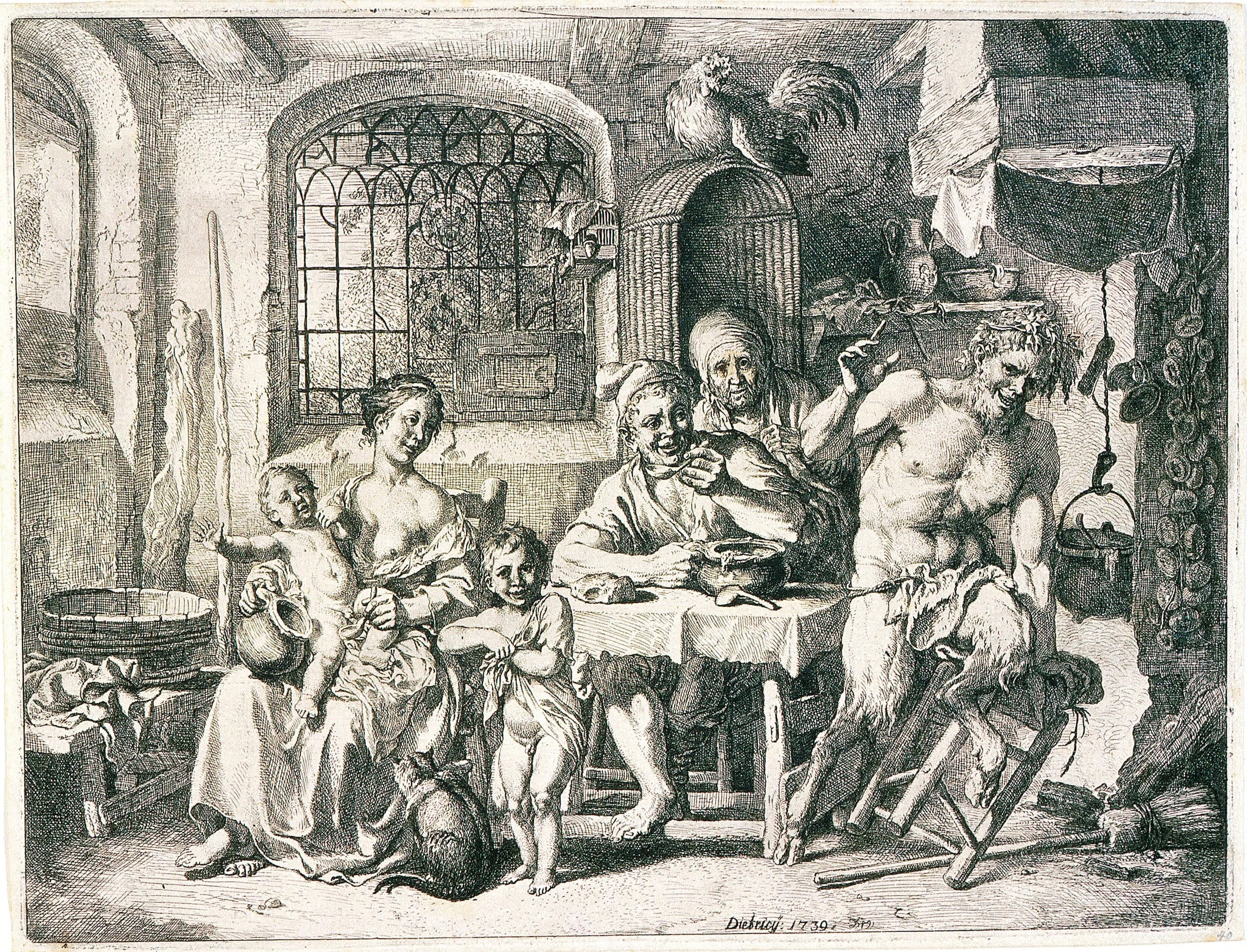 Satyr and Peasants