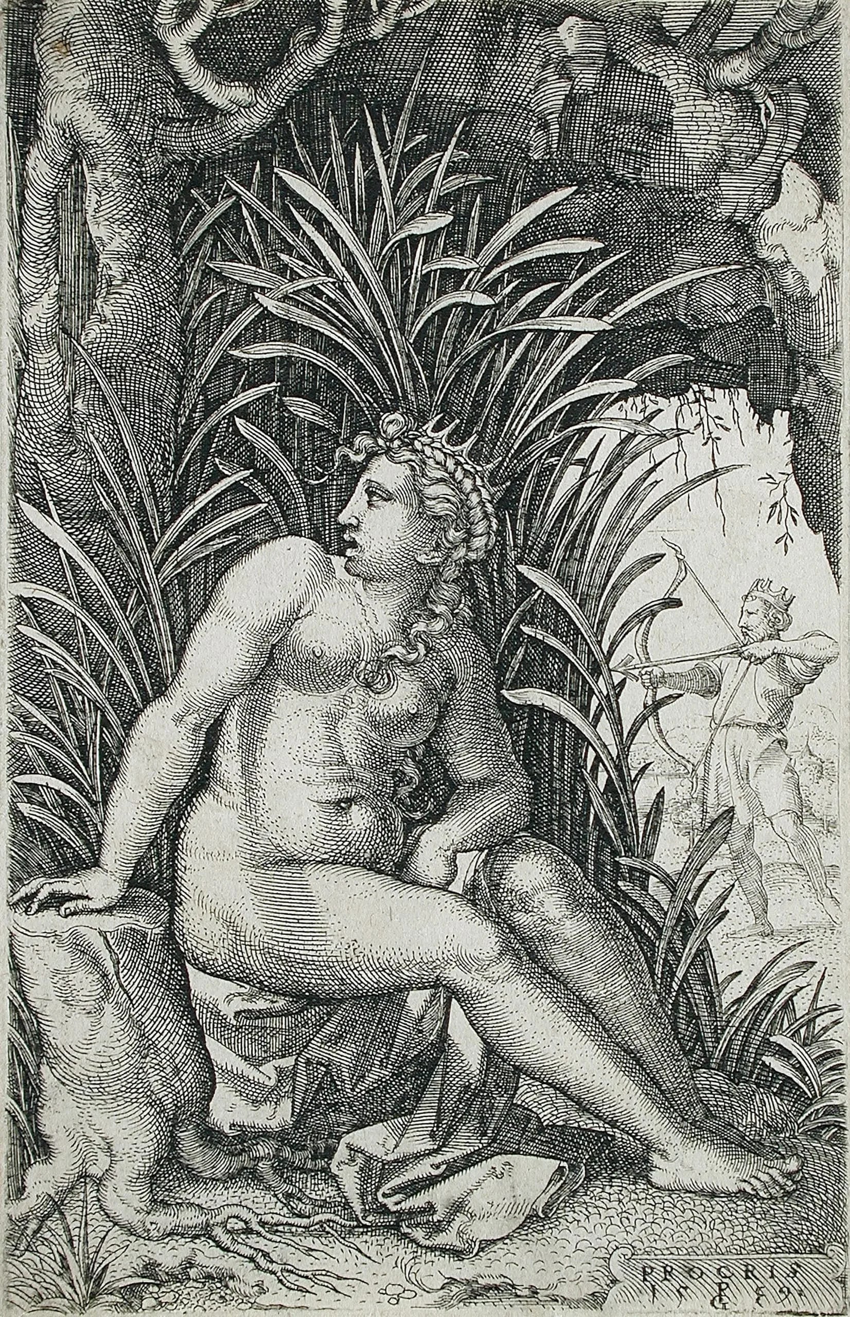 Procris Killed by Cephalus