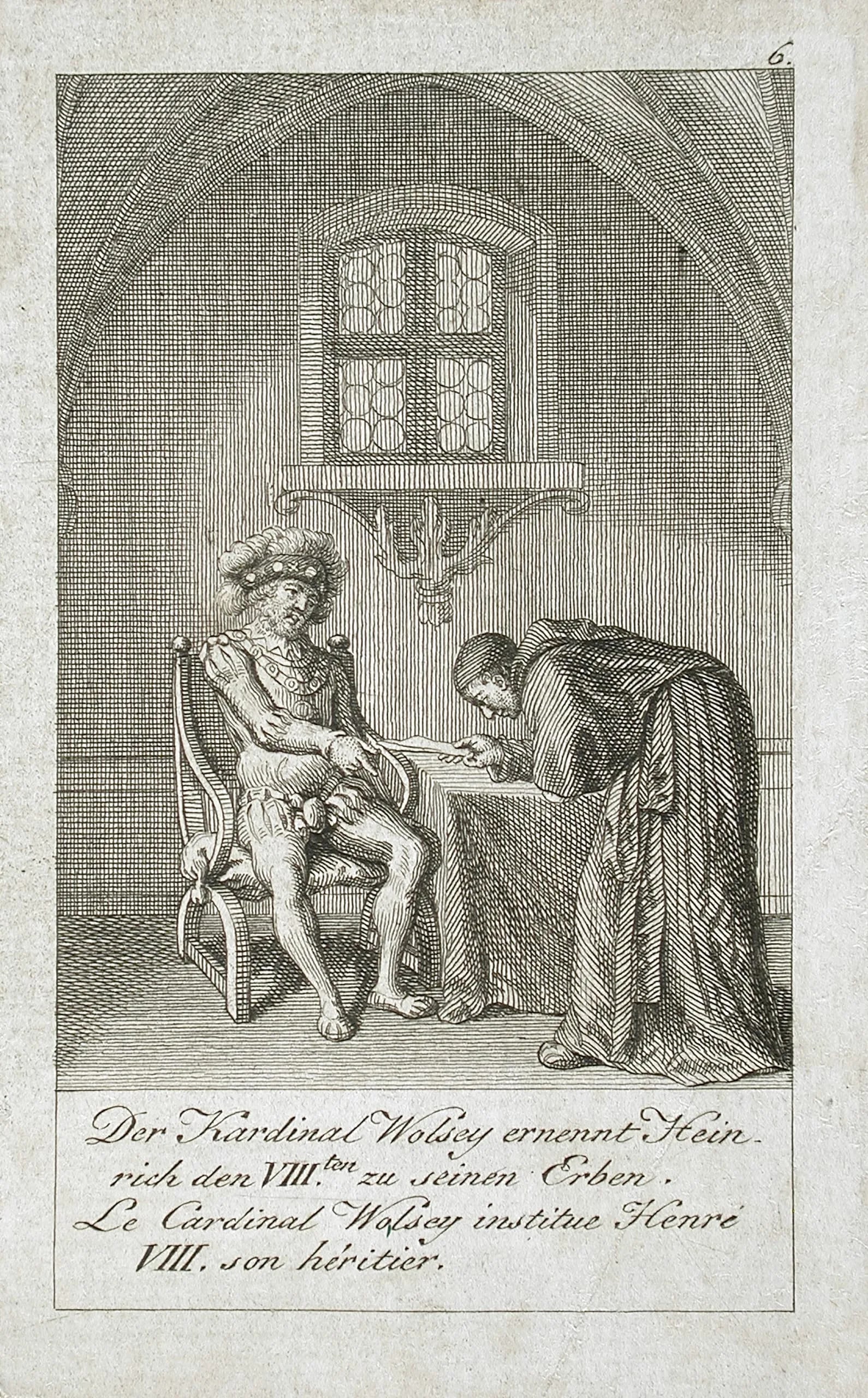 Illustration for the 'History of Henry VIII'