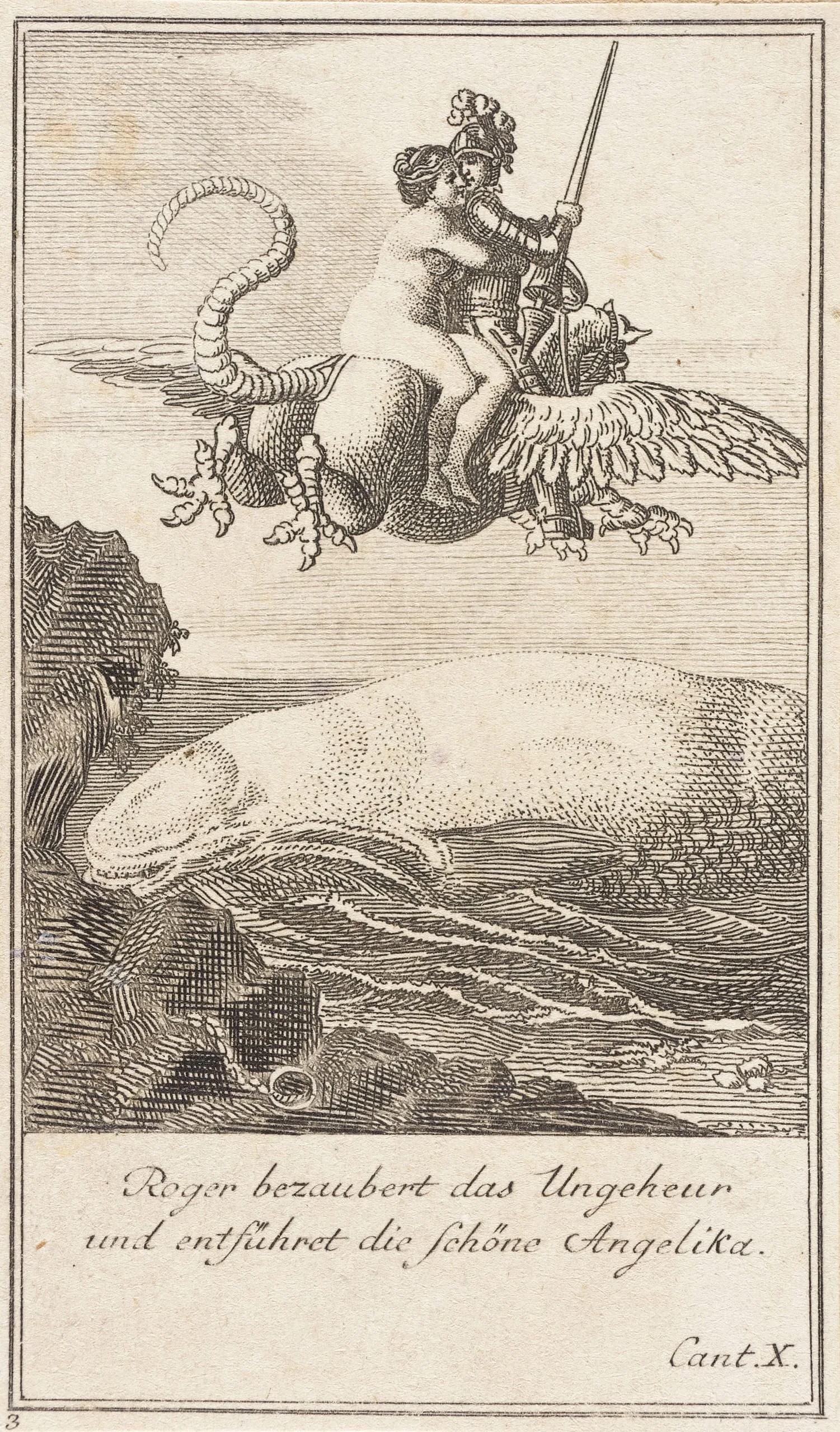 Plate 3 for Ariosto's 'Orlando Furioso'