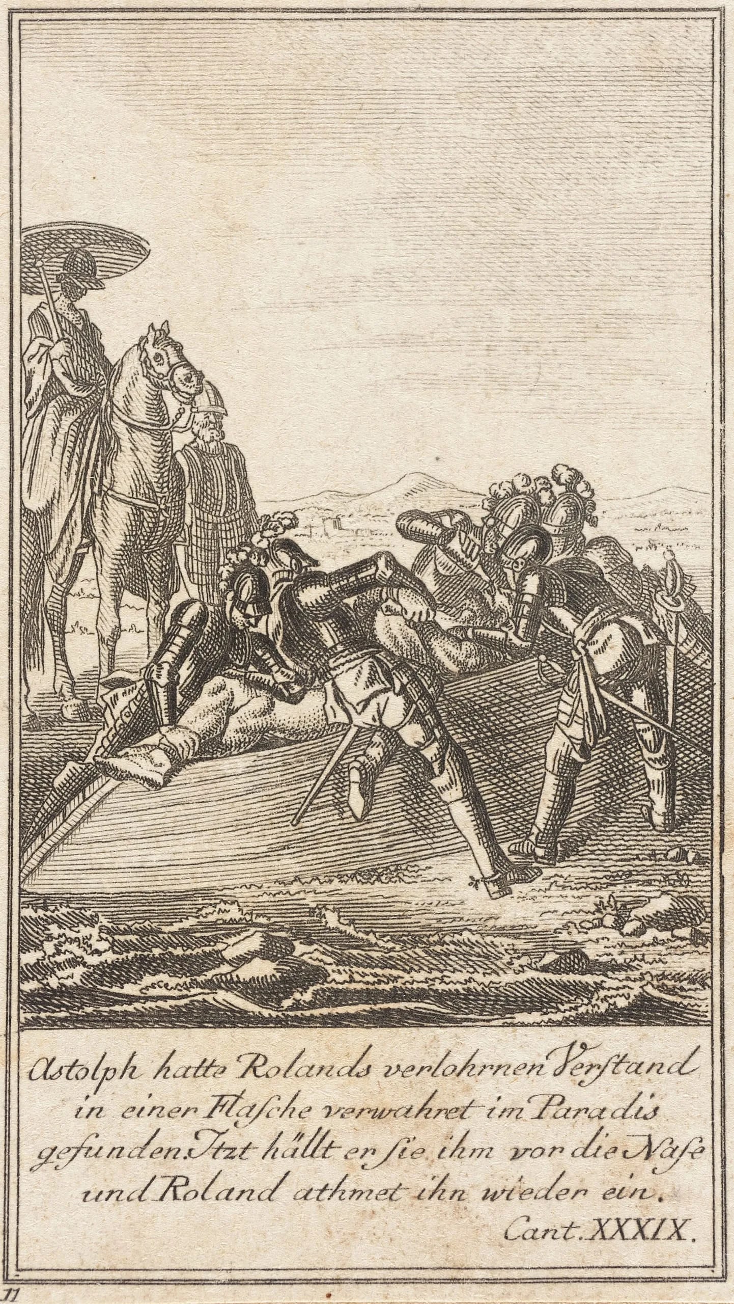 Plate 11 for Ariosto's 'Orlando Furioso'