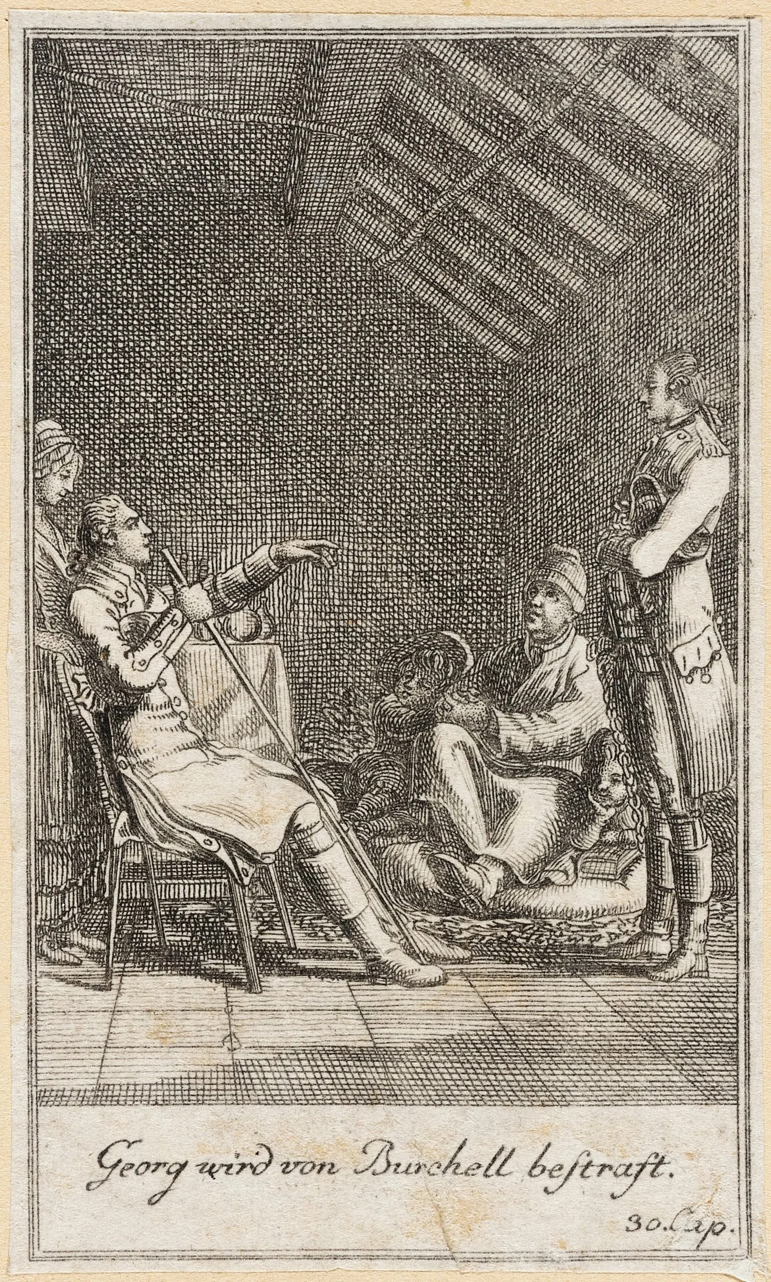 Plate 11 for Oliver Goldsmith's 'The Vicar of Wakefield'