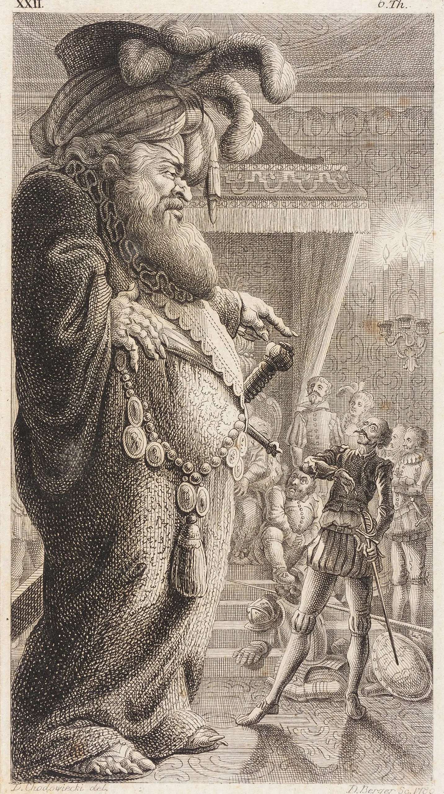 Plate XXII from Life and Adventures of the Knight Don Quixote de la Mancha