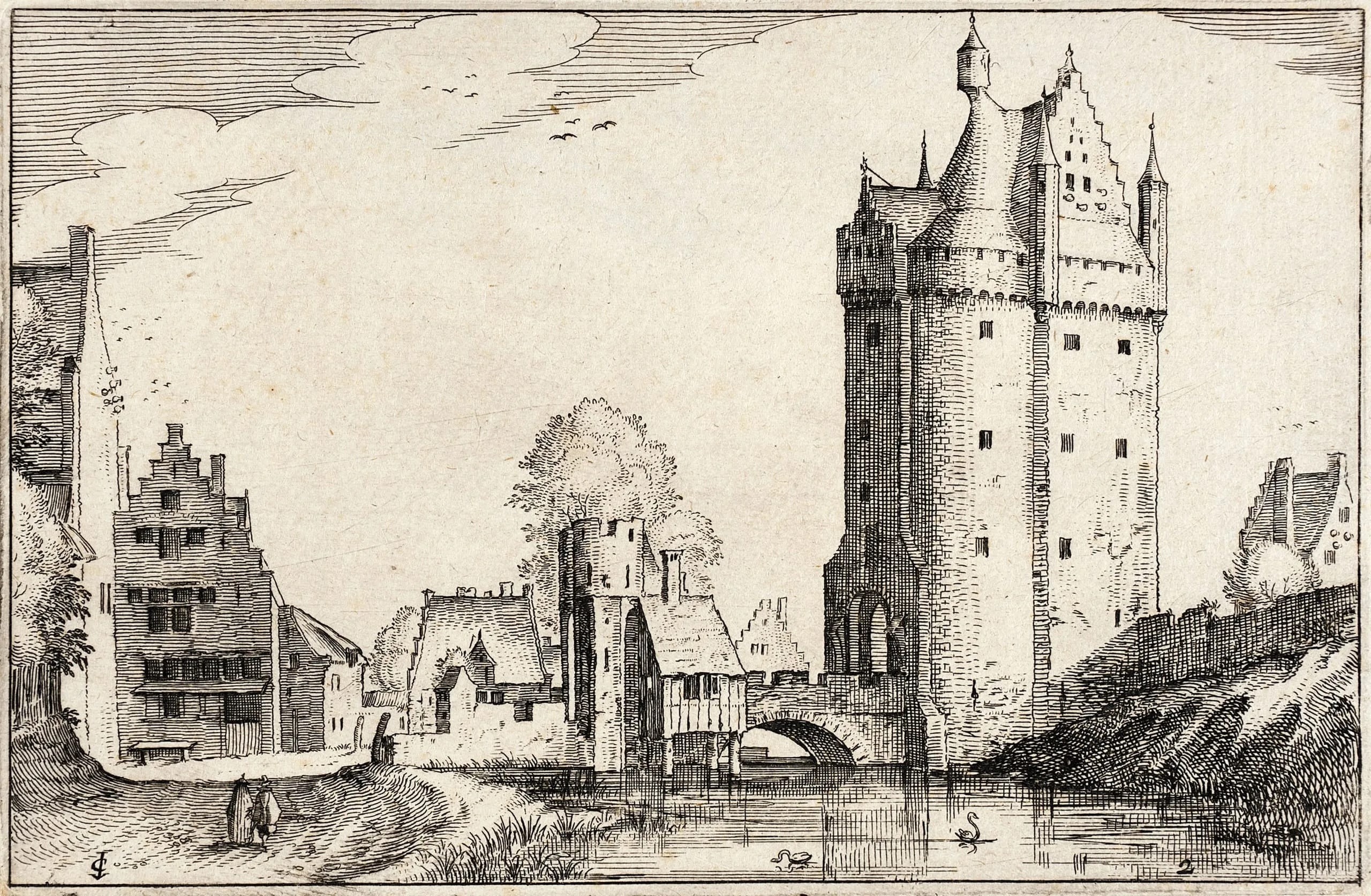 View with River and Tower