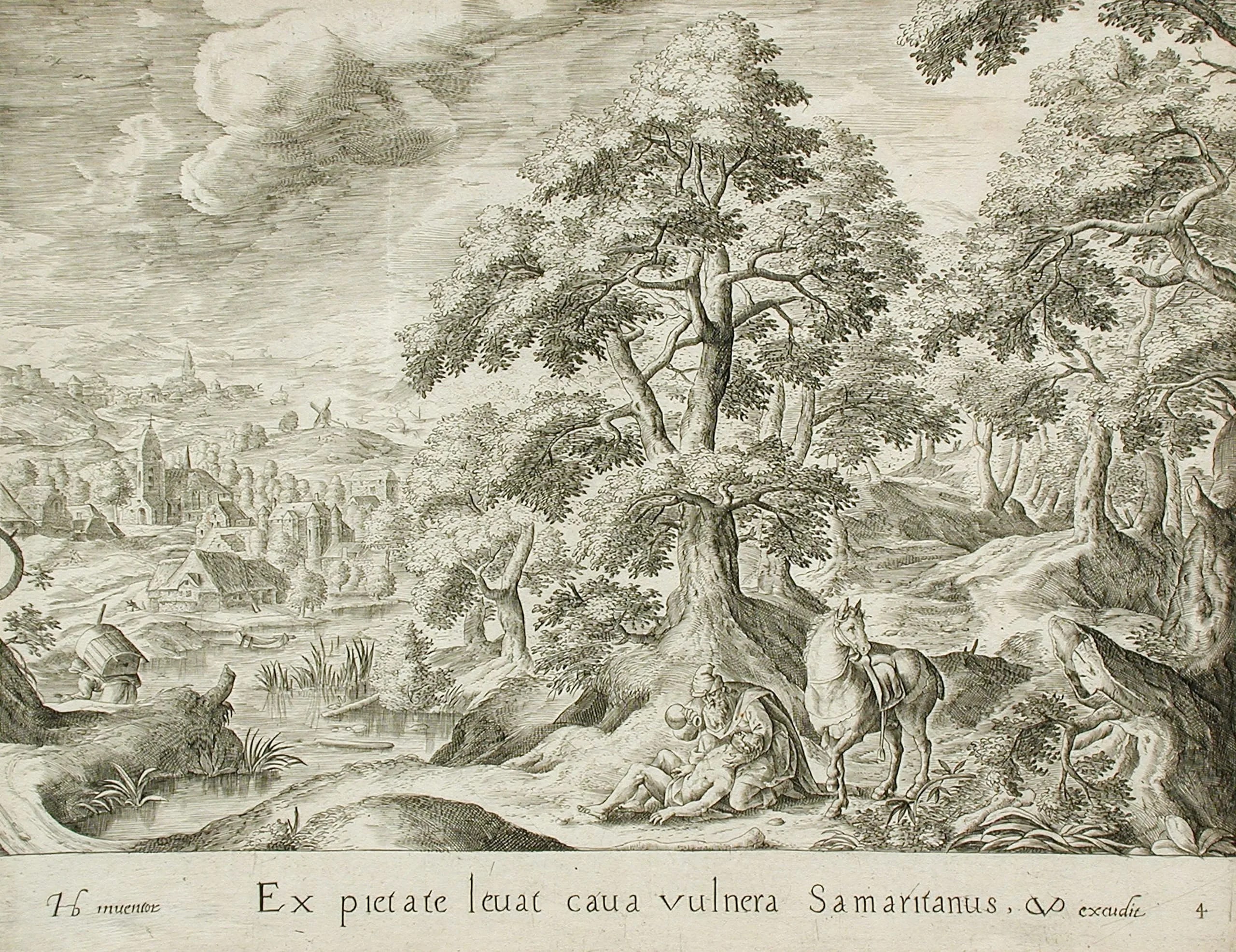 Three Brigands Attacking the Traveler